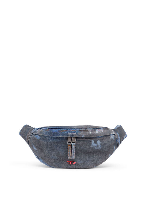 Rave-Sac banane en denim enduit