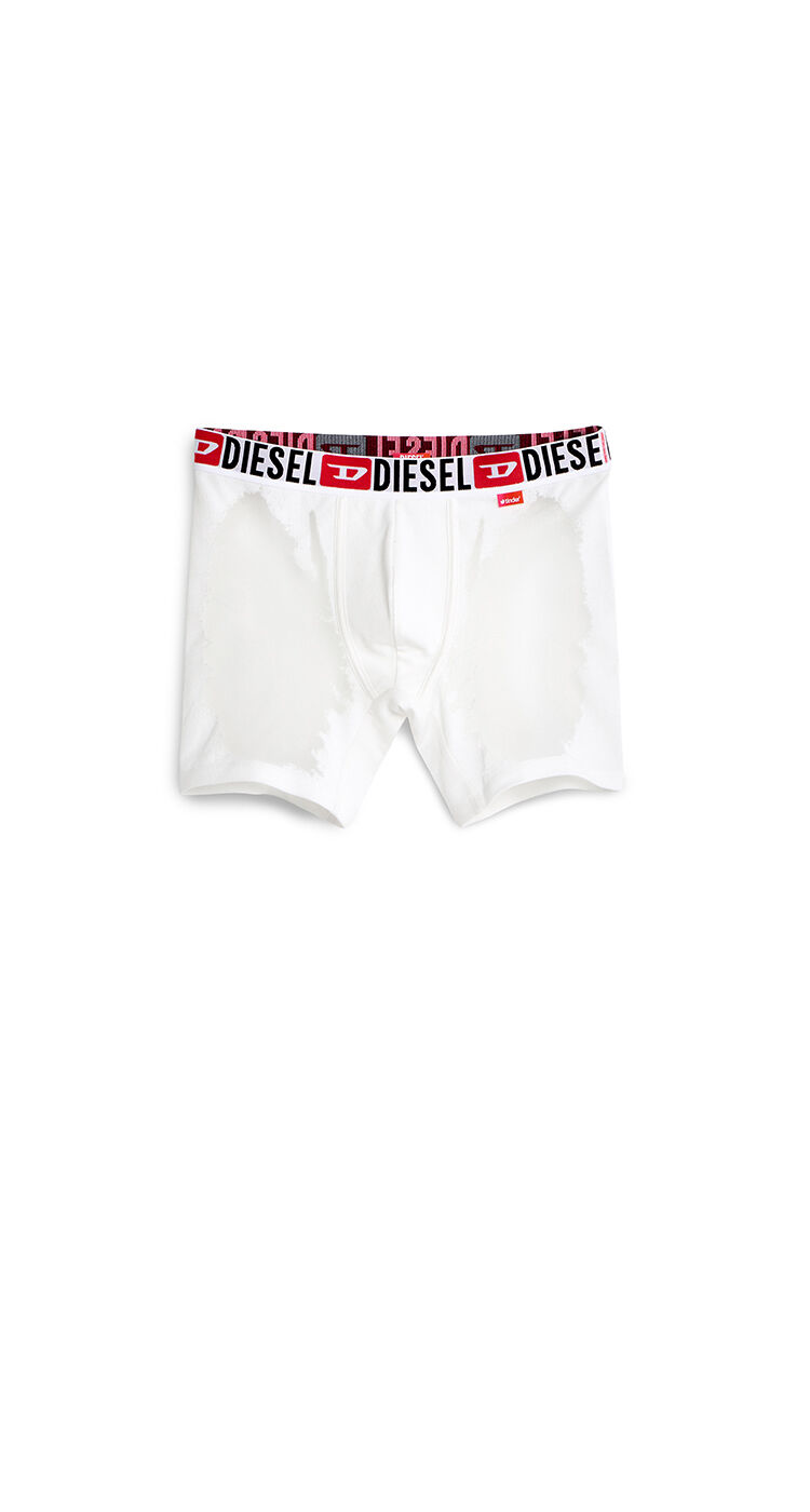Boxer long avec effet d&eacute;vor&eacute; transparent