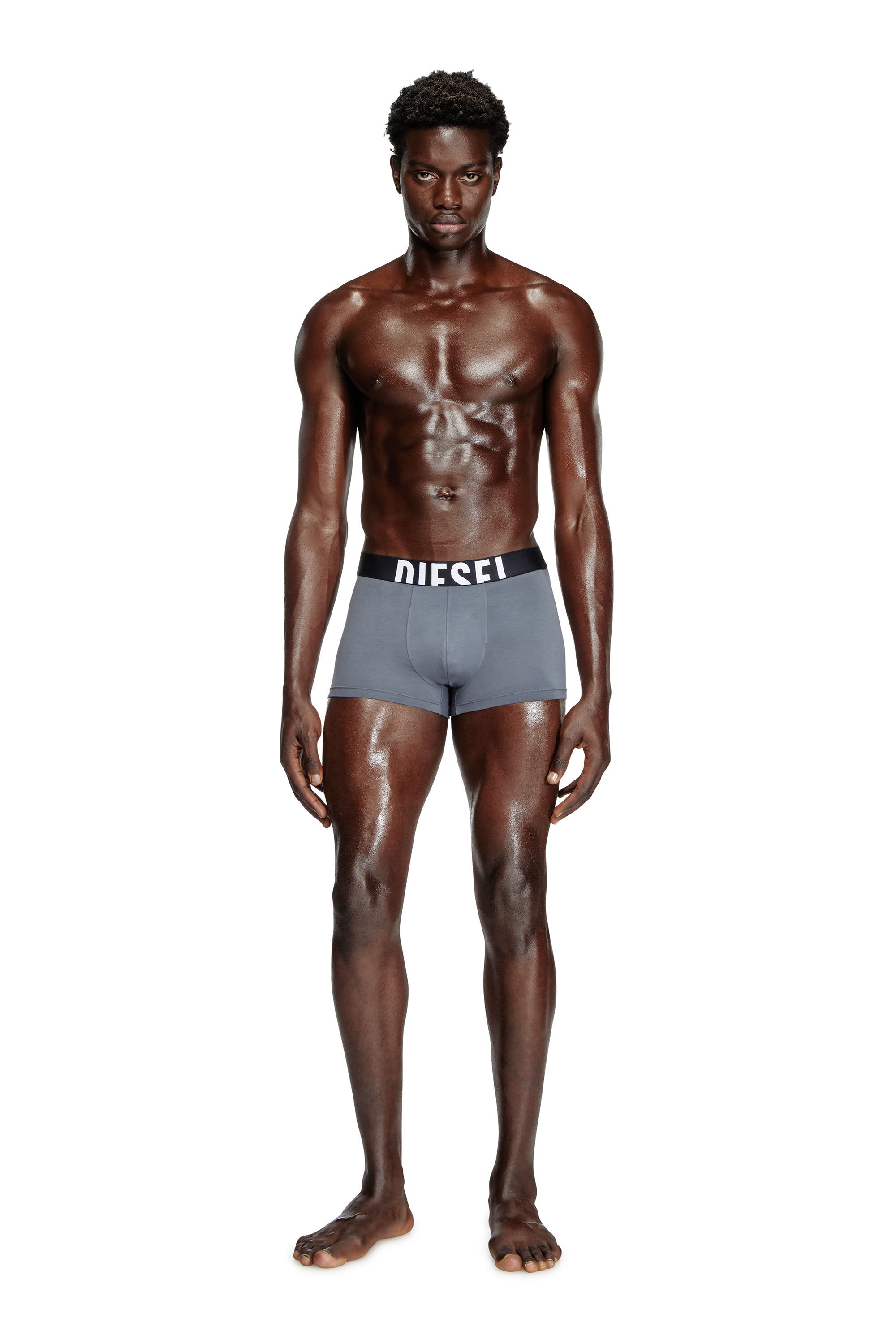 Diesel - DAMIEN-D-POP-3PACK-40, Lot de trois boxers en coton stretch Homme in Polychrome - 1