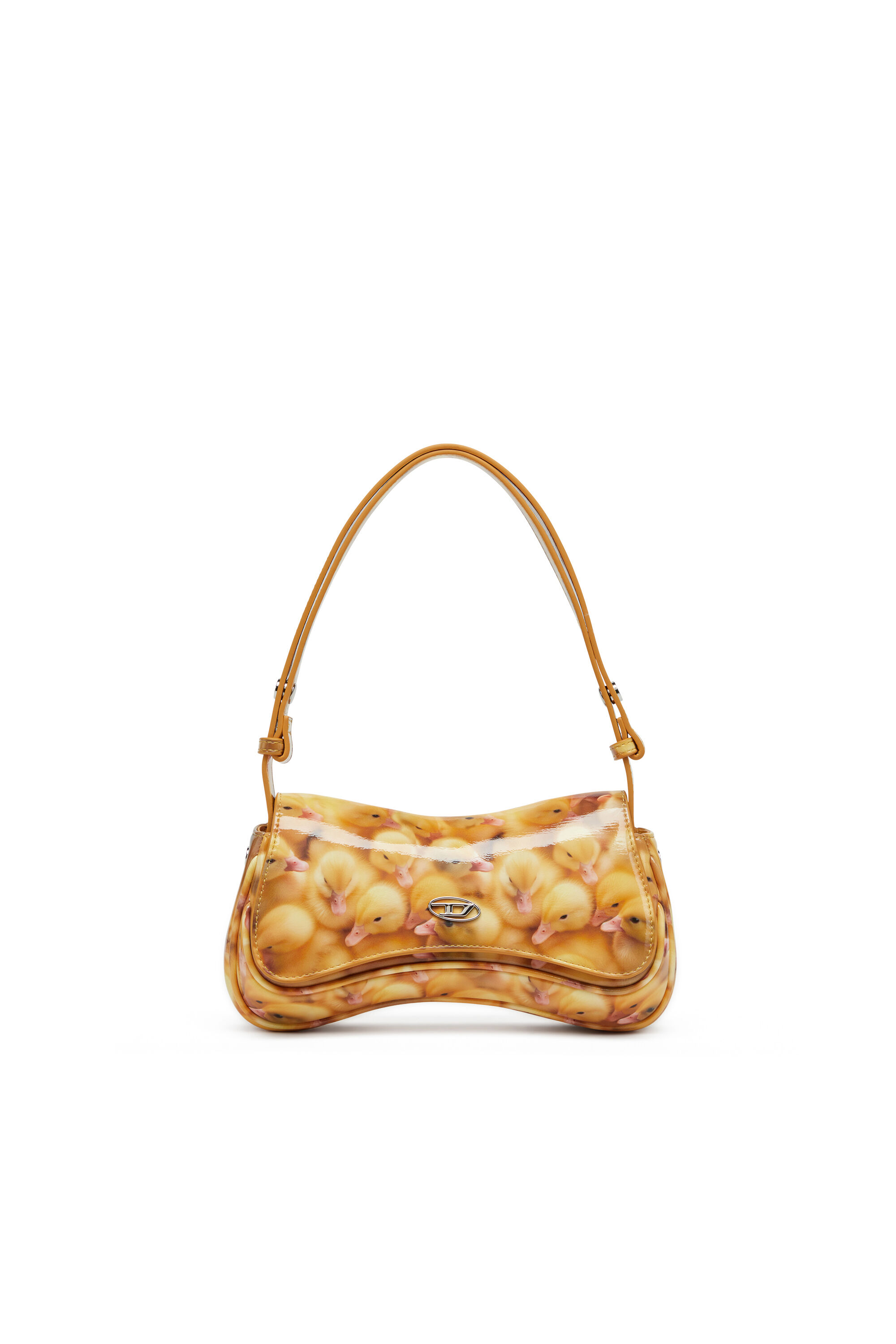 Diesel - PLAY CLUTCH, Play-Pochette brillante avec imprimé Femme in Jaune - 6