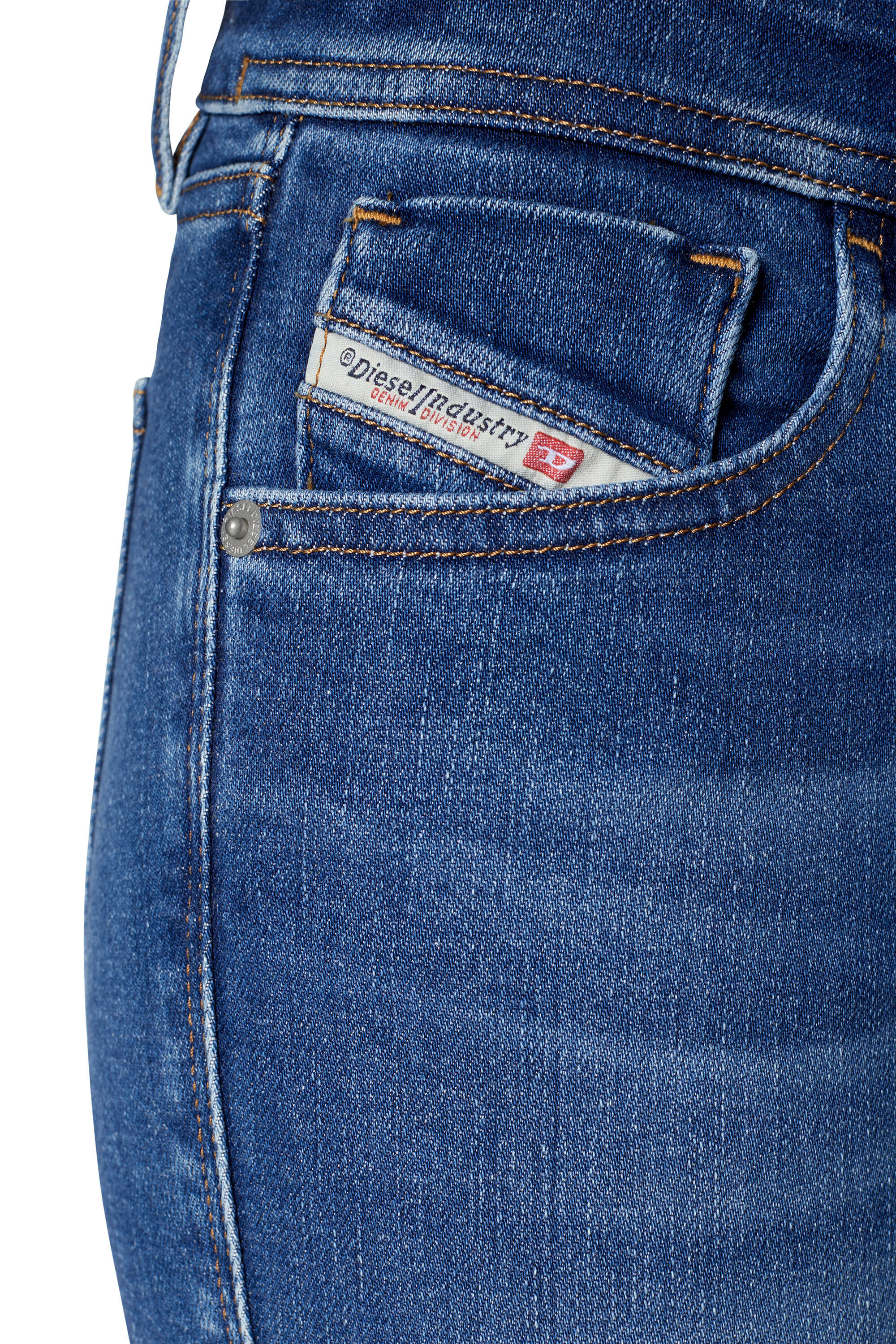 Diesel - 2018 SLANDY-LOW 09C21 Super skinny Jeans, Bleu moyen - Image 6