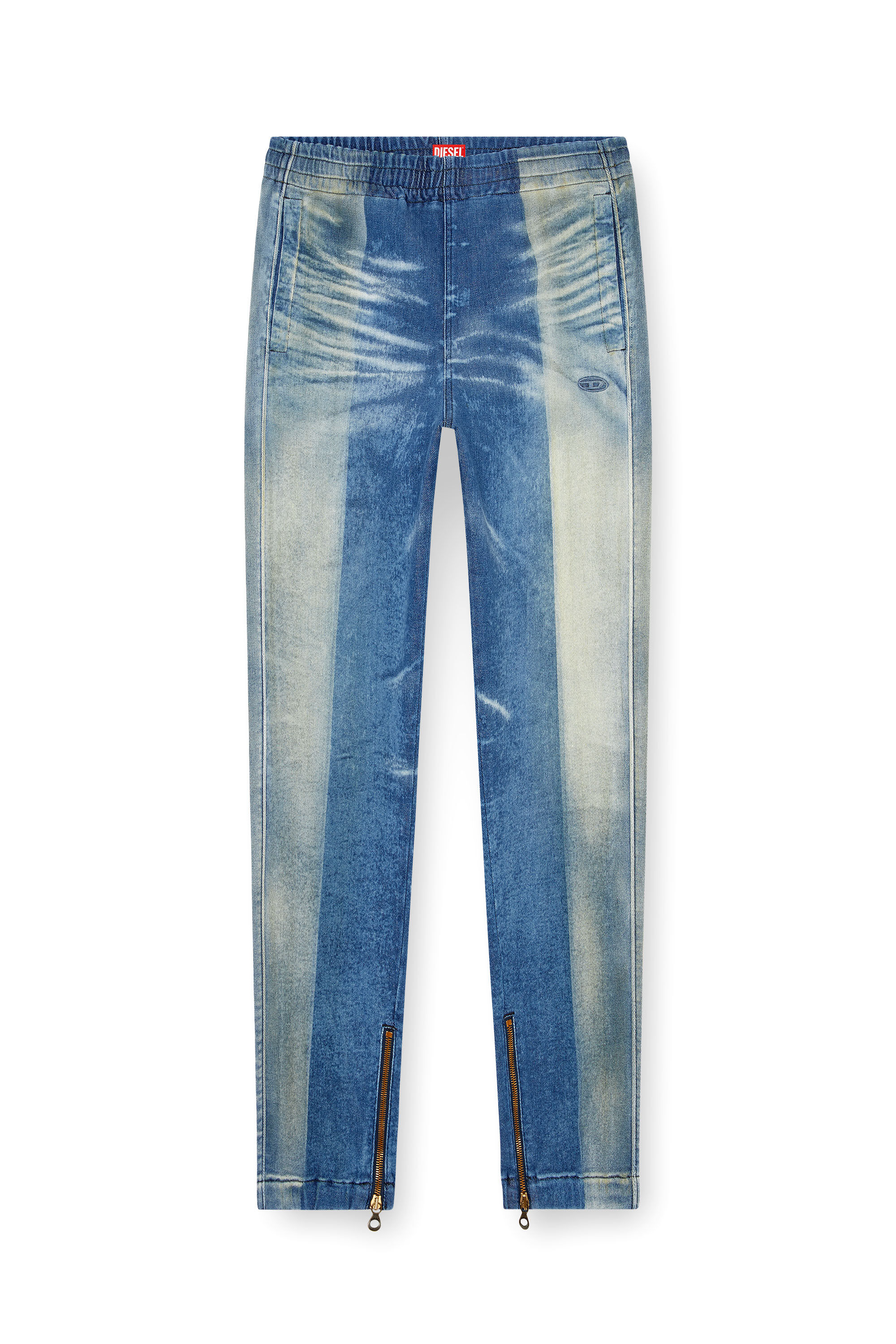 Diesel - Tapered D-Larry 09L05 Mixte, Bleu moyen - Image 6