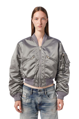 Bomber cropped réversible