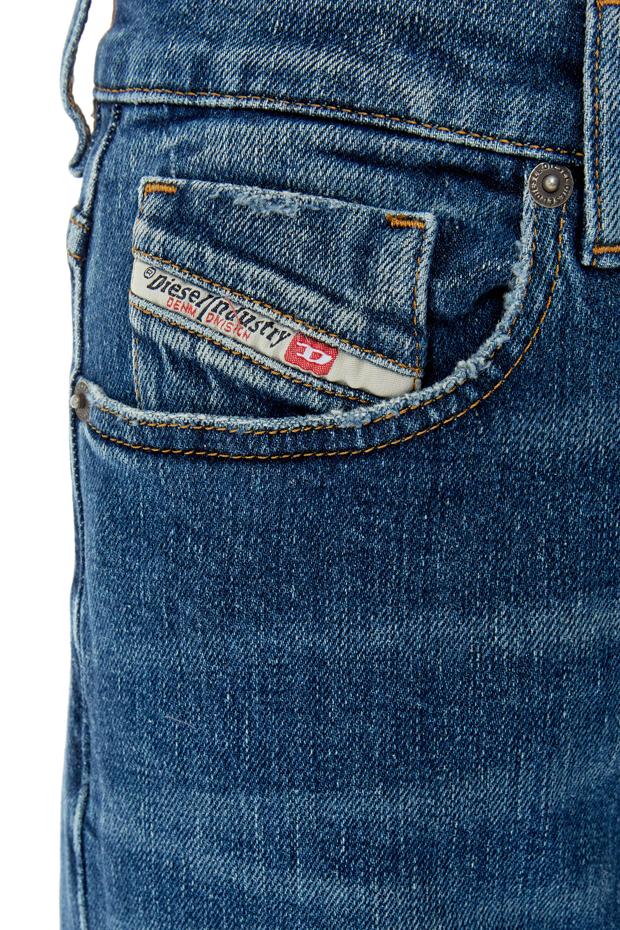 Diesel - 1978 D-Akemi 007L1 Bootcut and Flare Jeans, Bleu moyen - Image 5