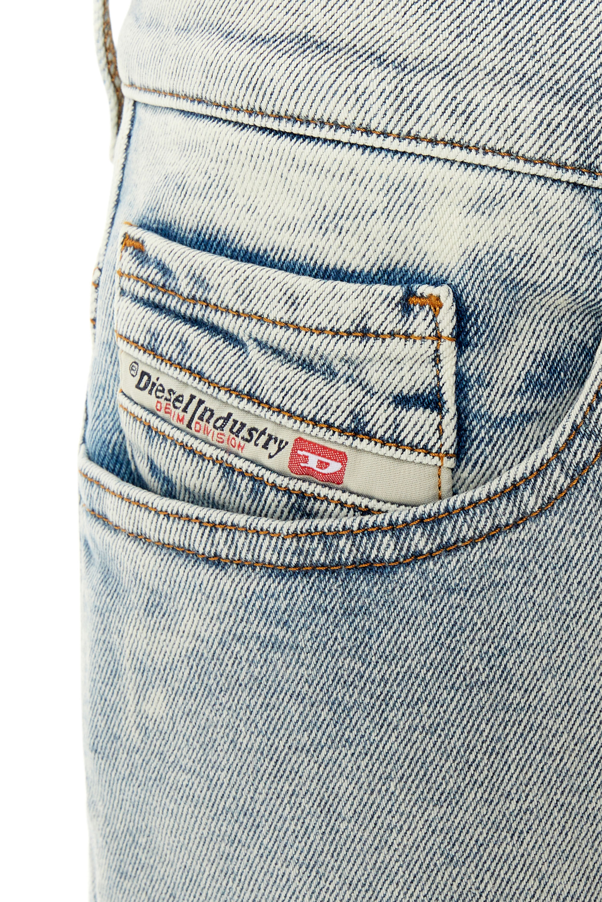 2016 D AIR Femme Pantalons Jeans boyfriend Bleu clair Diesel