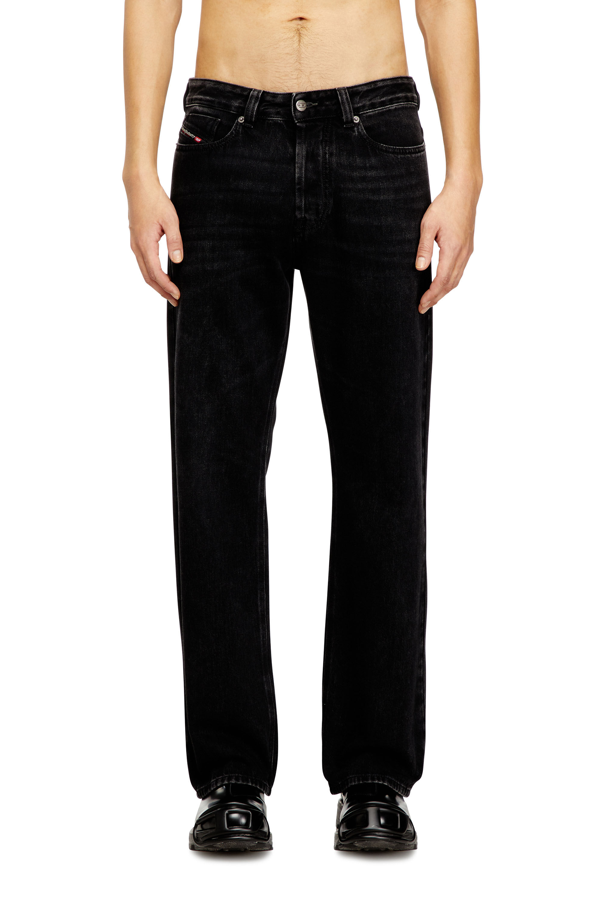 Diesel - Relaxed Jeans 1980 D-Eeper 09P09 Homme, Noir/Gris foncé - Image 3