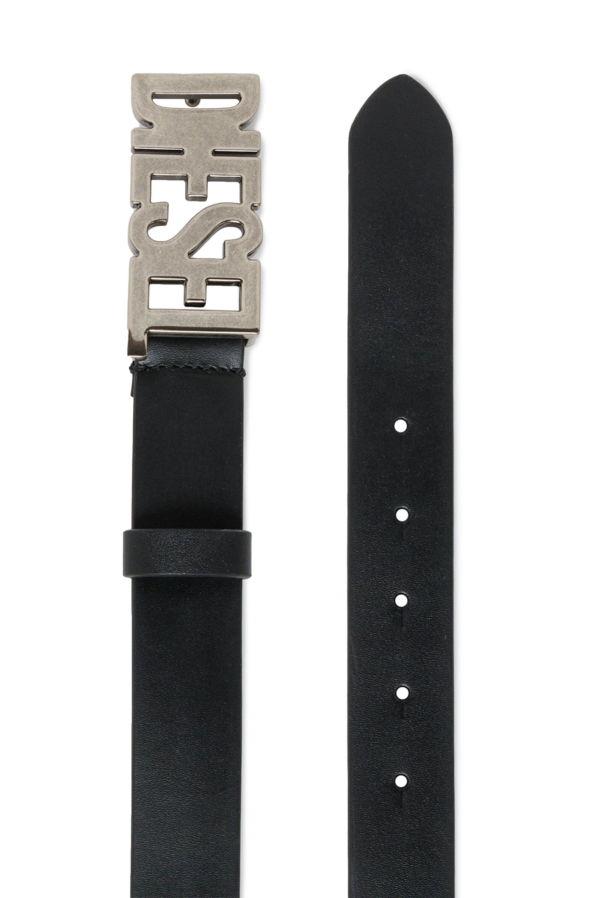 Diesel - BWR, 3 cm ceinture en cuir avec boucle Diesel Mixte in Noir - 2