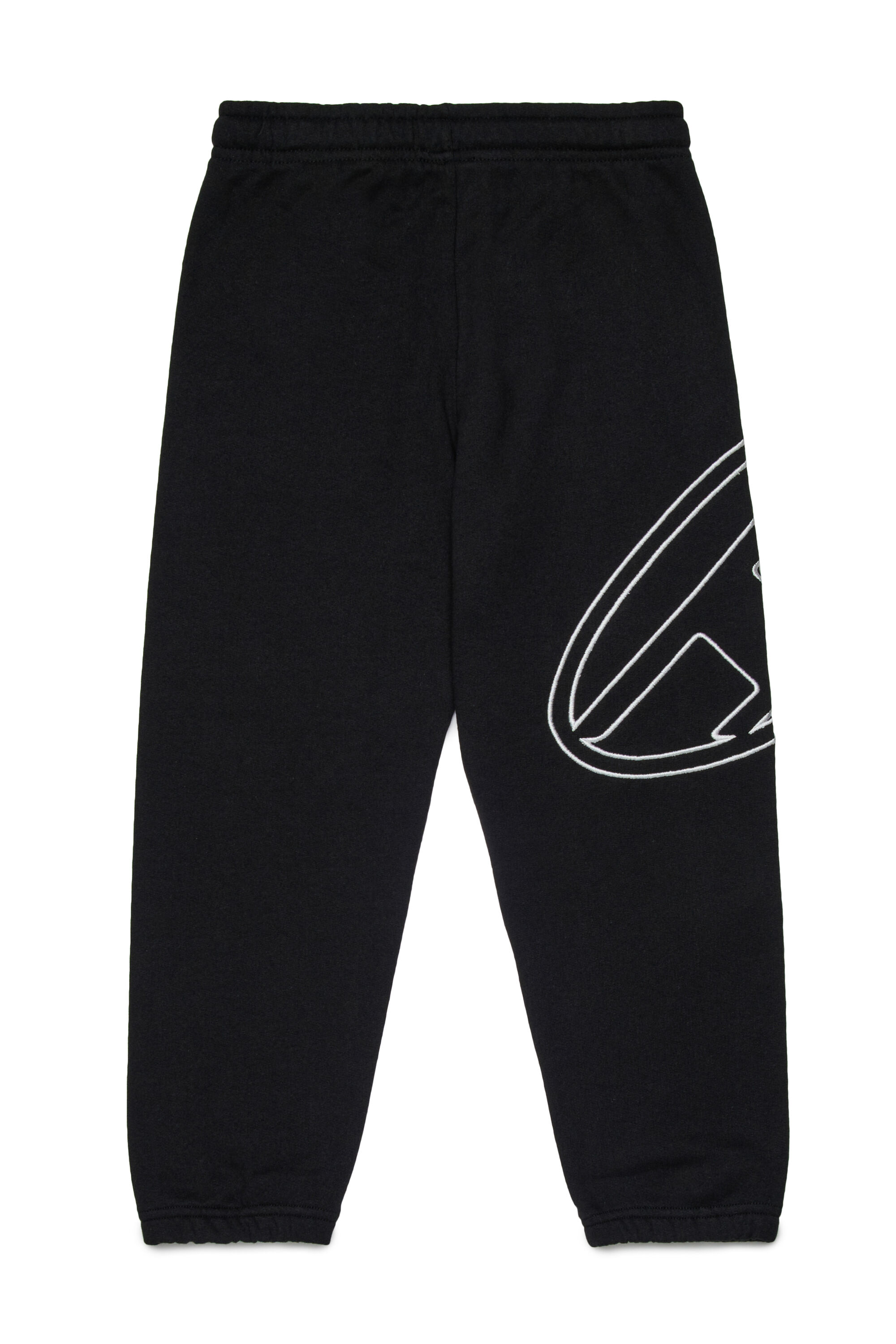 Diesel - PMARKYMEGOVALD, Pantalon de survêtement avec mega broderie Oval D Homme in Noir - 2