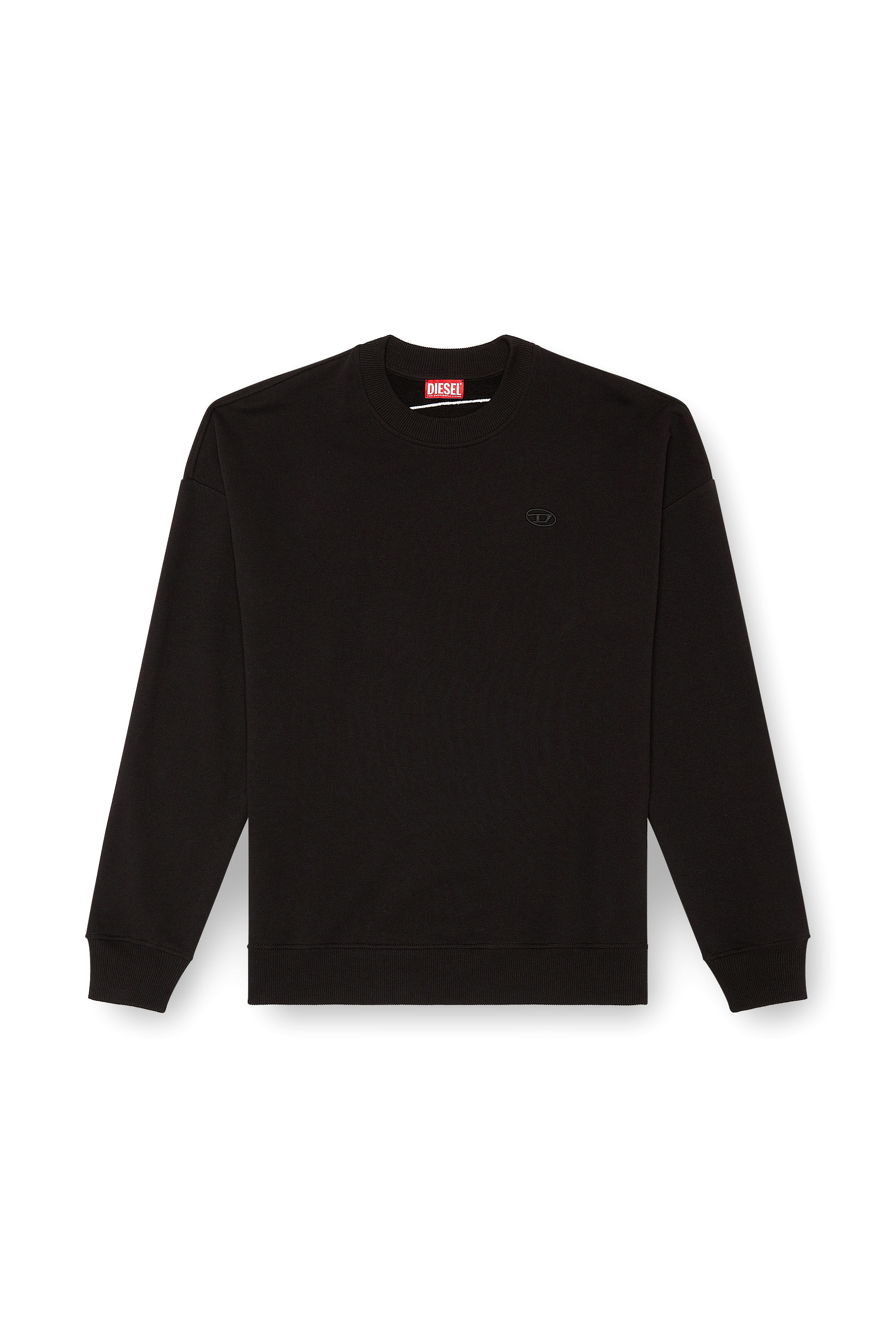 Felpa diesel nera on sale