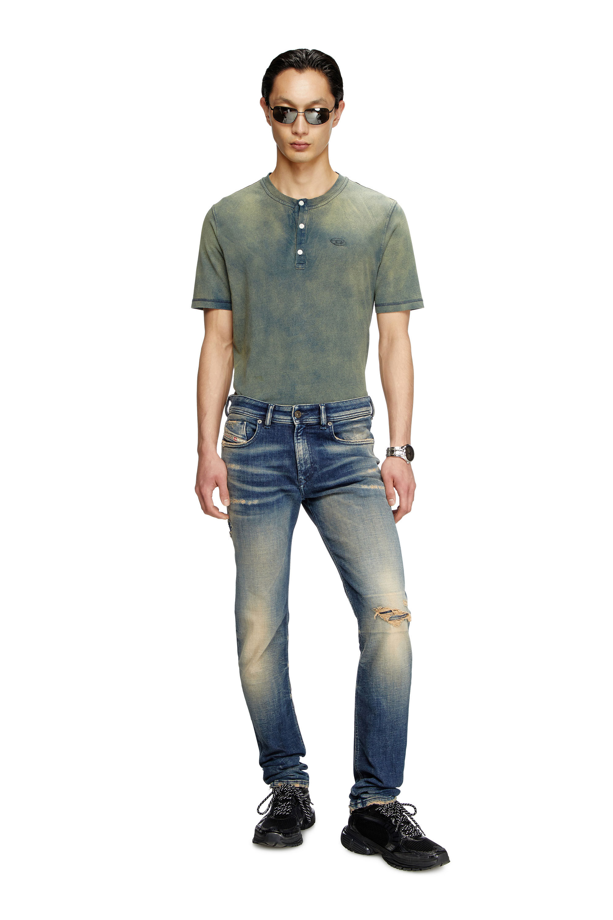 Diesel - Skinny Jeans 1979 Sleenker 09K74 Homme, Bleu Foncé - Image 1