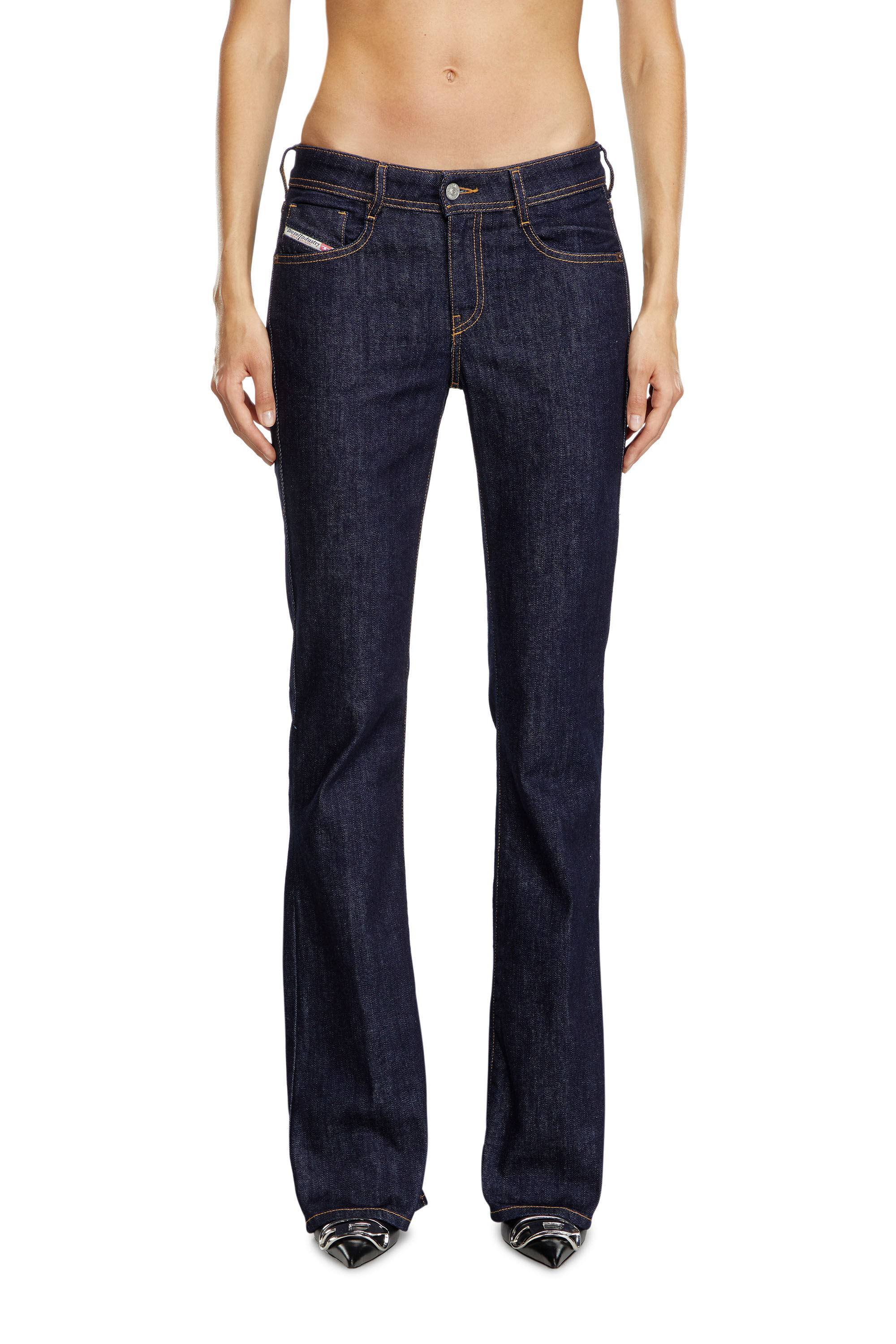 1969 D Ebbey Woman Bootcut low waist Jeans dark blue Diesel