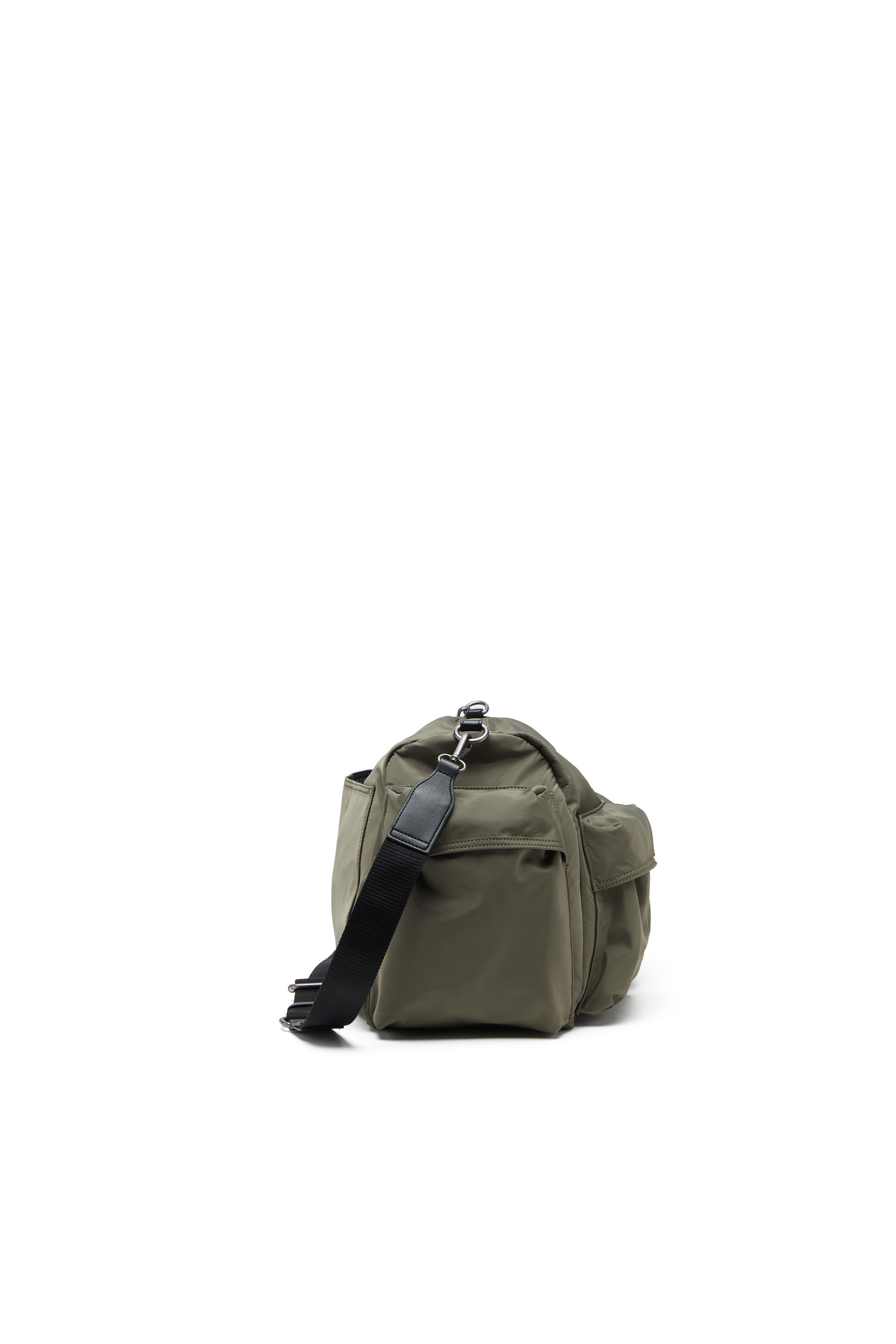 Diesel - MULTI-PKTS DUFFLE X, Multi-Pkts-Sac polochon multipoche en étoffe utilitaire Mixte in Vert - 4