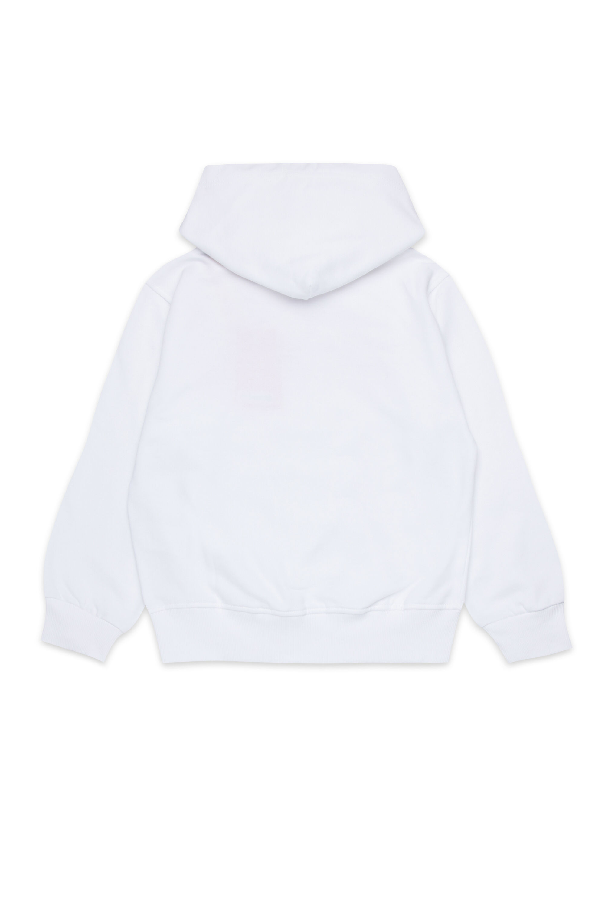 Hoodie with smudged logo | White | 4-16 YEARS Boys | Diesel