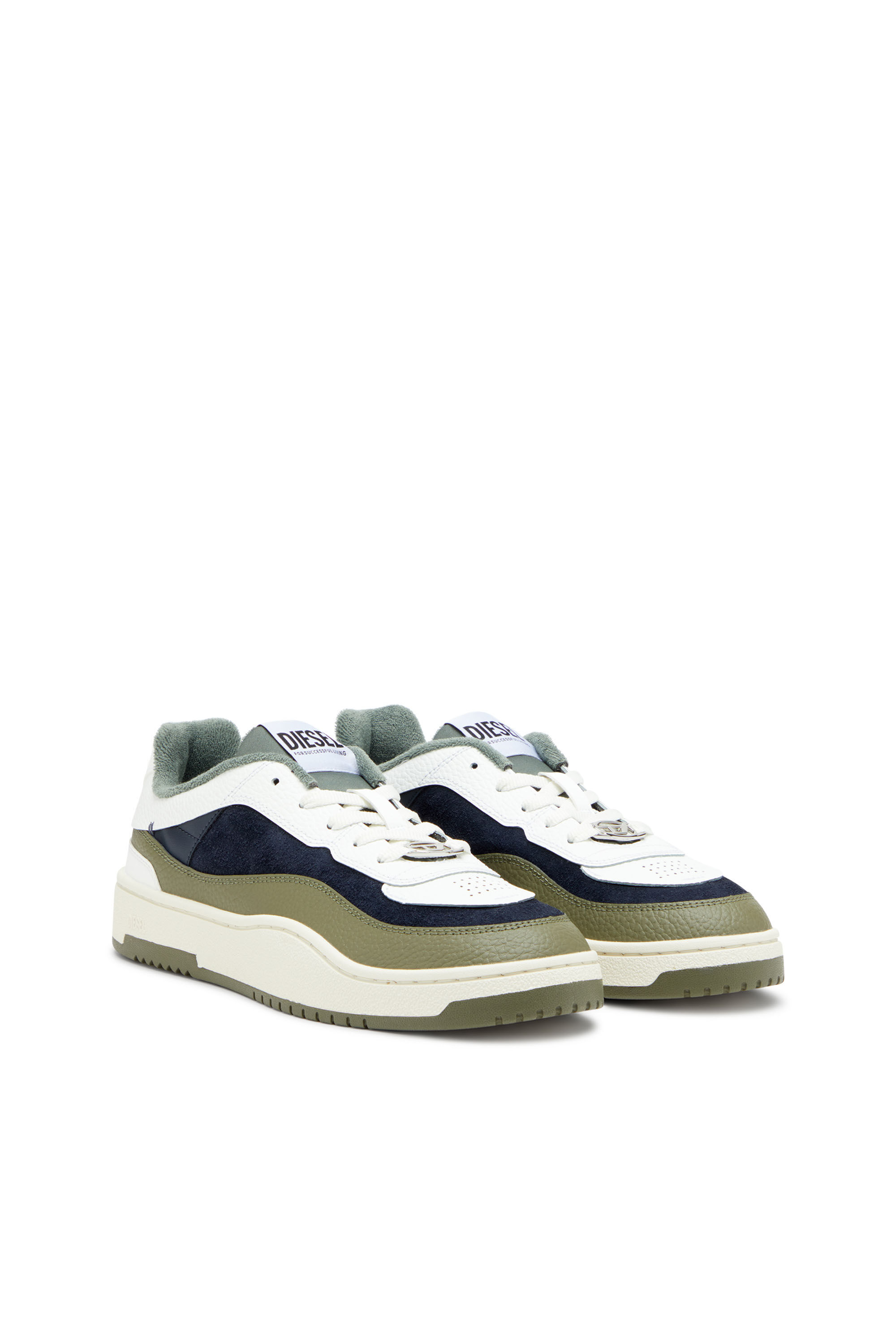 S-OVAL SKATE LOW, Blanc/Vert