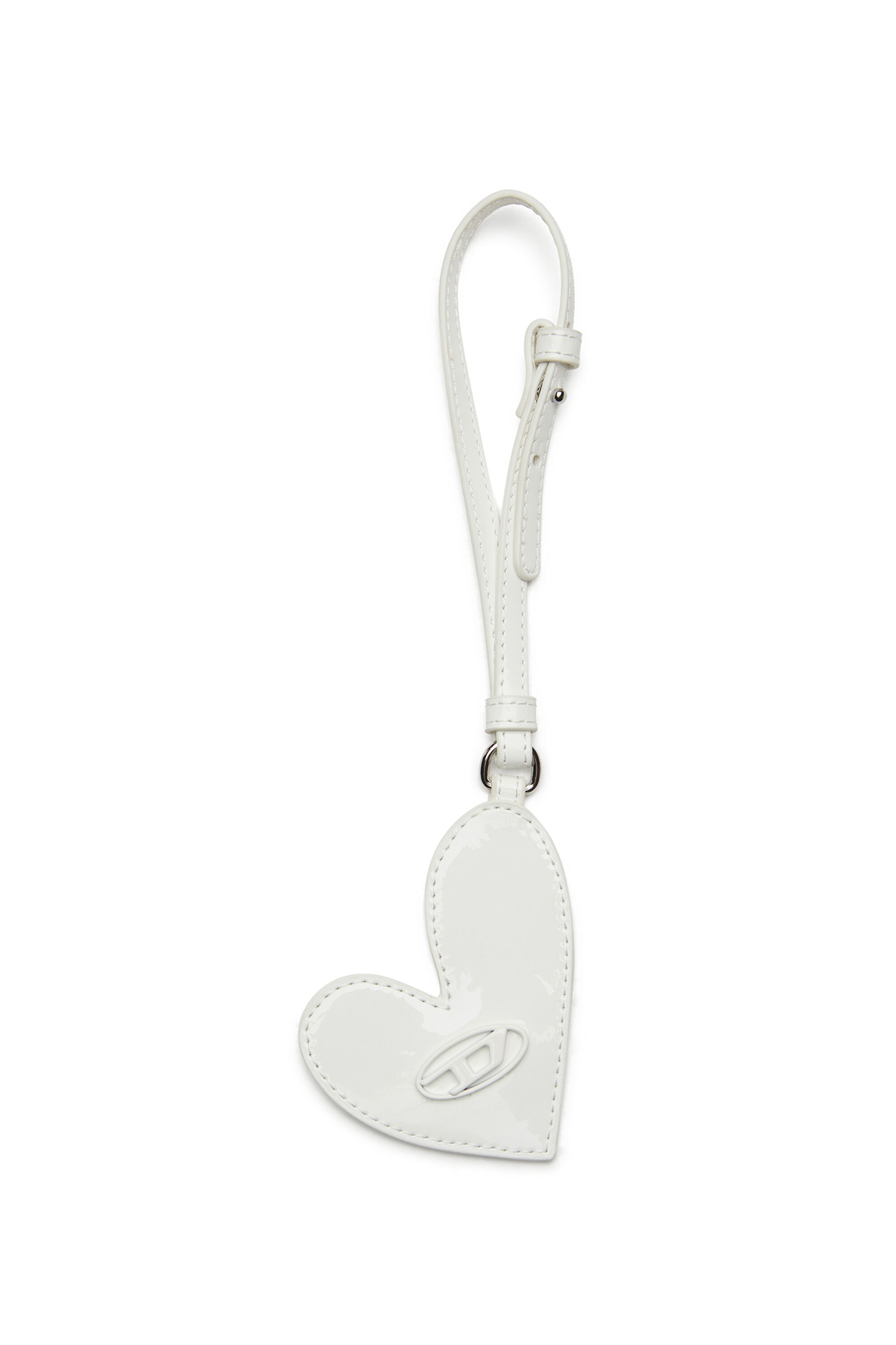 Diesel - PLAY MIRROR, Breloque miroir avec finition brillante Femme in Blanc - 1