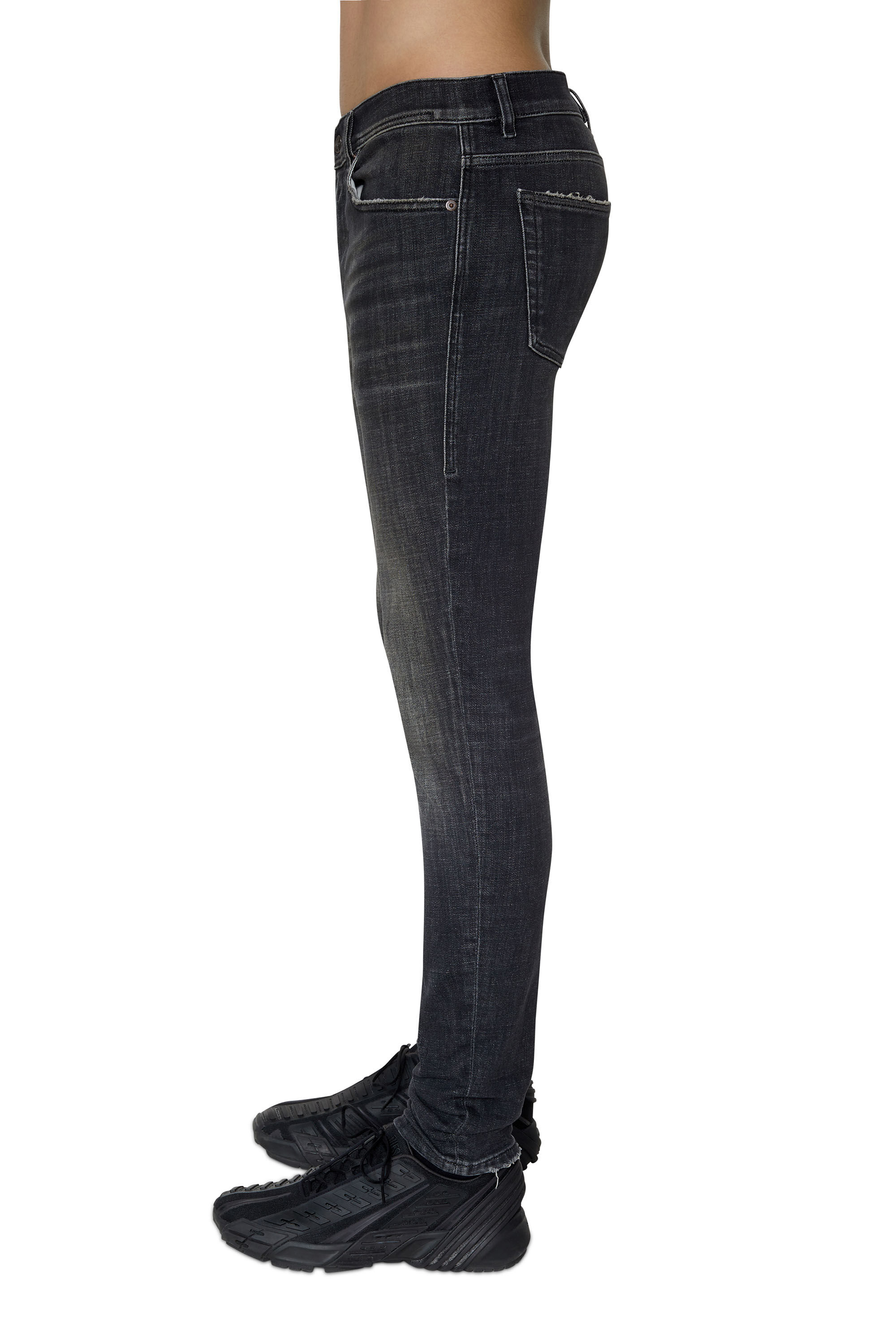 Diesel - 1983 D-Amny 09D88 Skinny Jeans, Noir/Gris foncé - Image 5