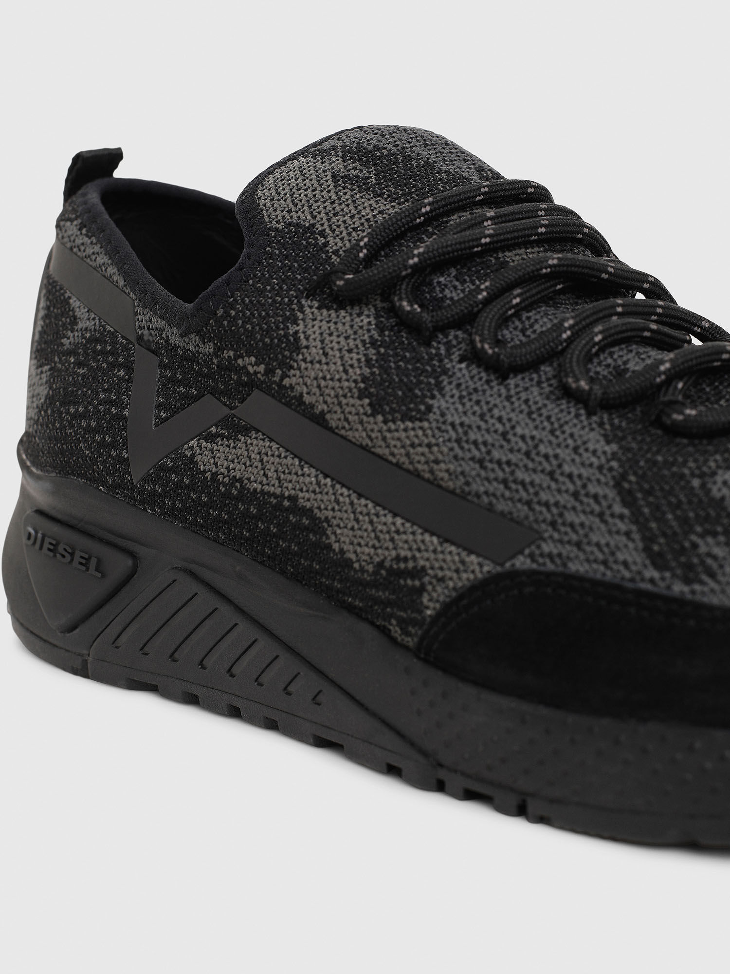 S-KBY Homme: Sneakers en maille légère à motif camouflage | Diesel