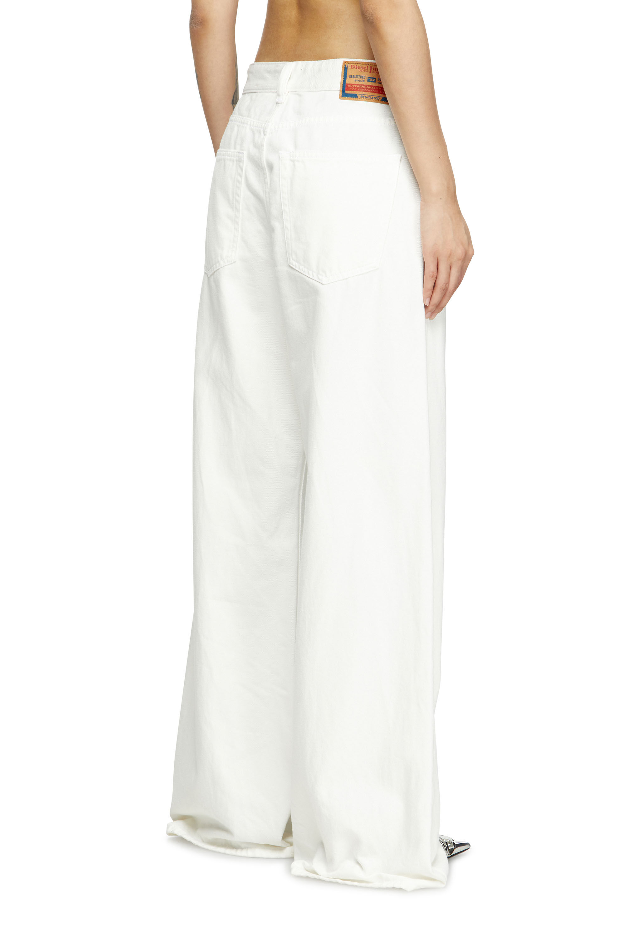 Diesel - Relaxed Jeans 1996 D-Sire 09I41 Femme, Blanc - Image 4