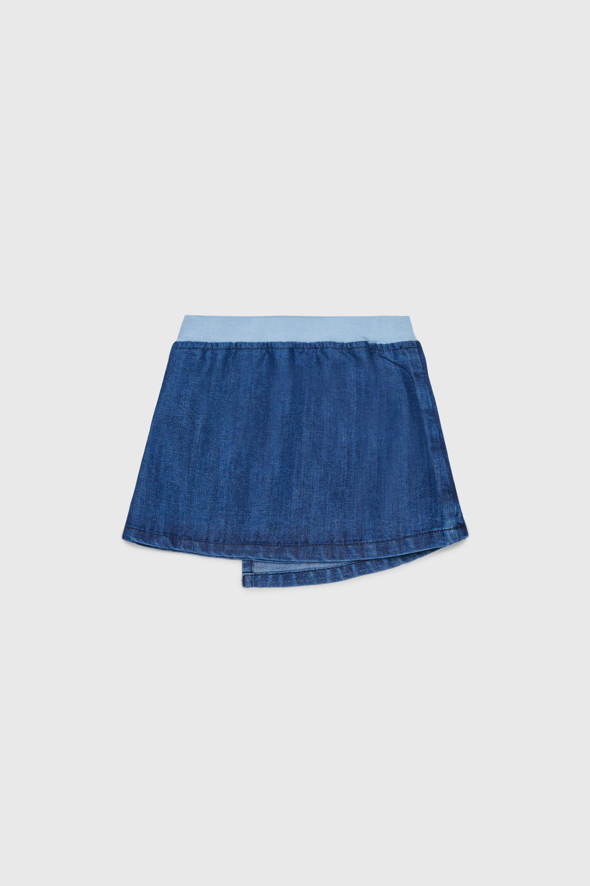 Diesel - GLINIMB, Jupe effet portefeuille en denim Femme in Bleu - 2