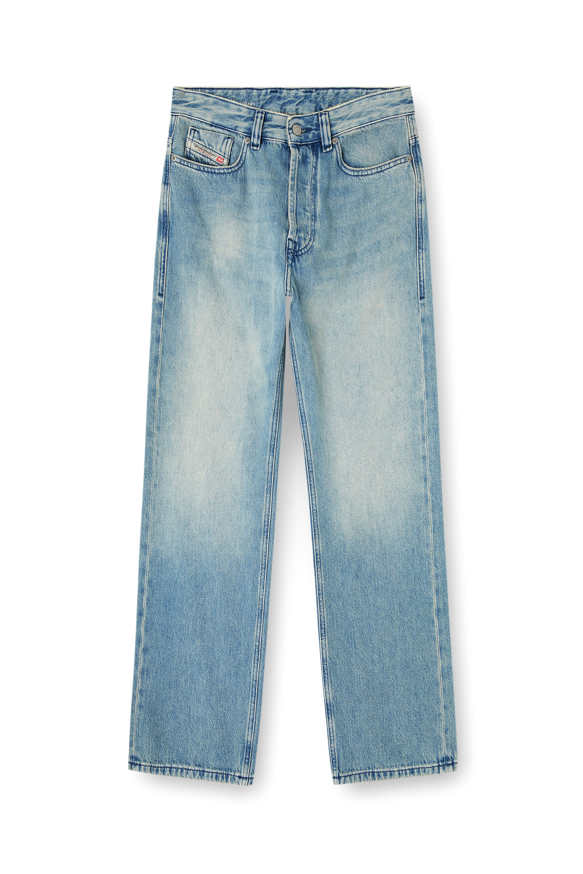 Diesel - Relaxed Jeans 1980 D-Eeper 0BEBF Homme, Bleu Clair - Image 2