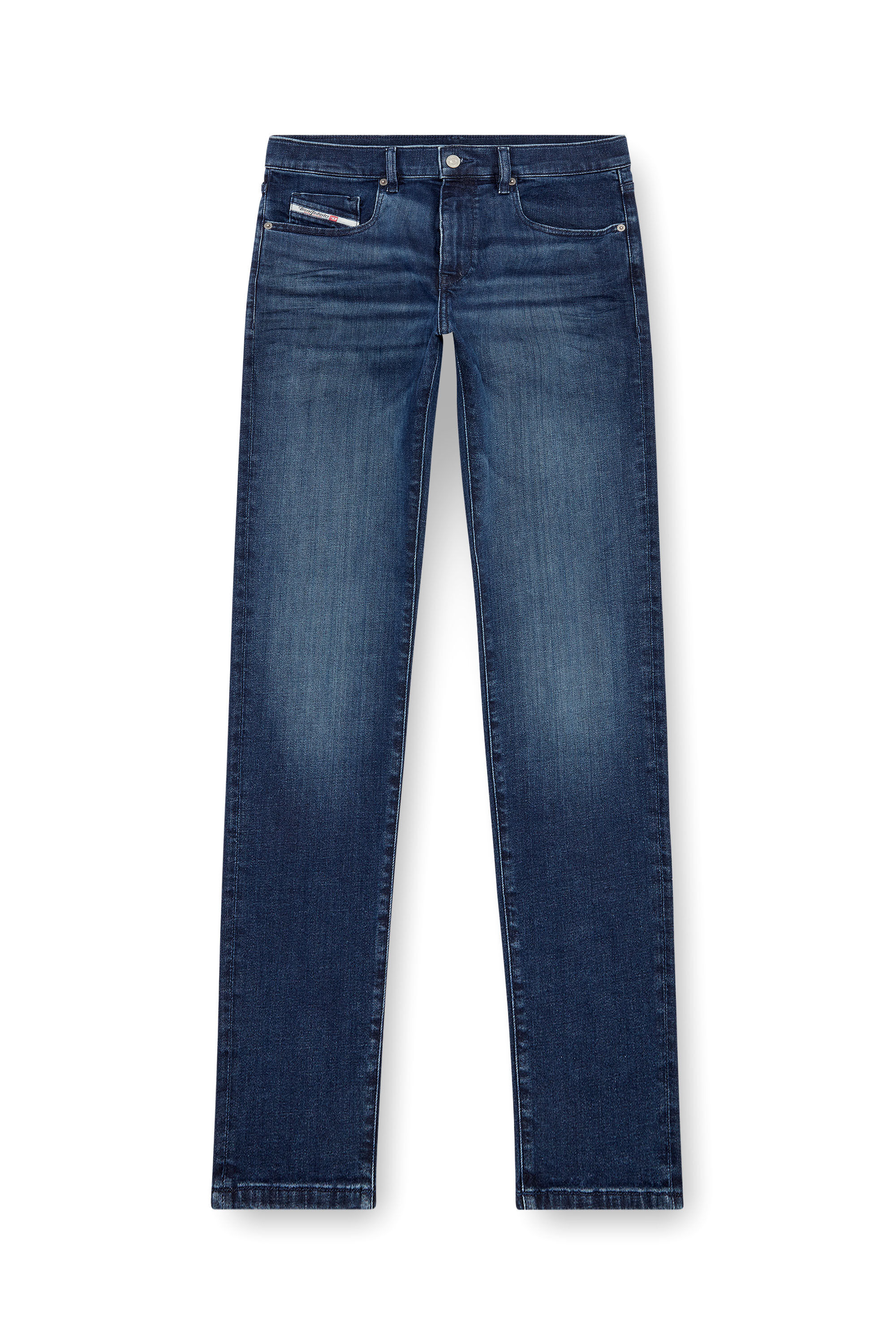 Diesel - Slim Jeans 2019 D-Strukt 0GRDJ Homme, Bleu Foncé - Image 2