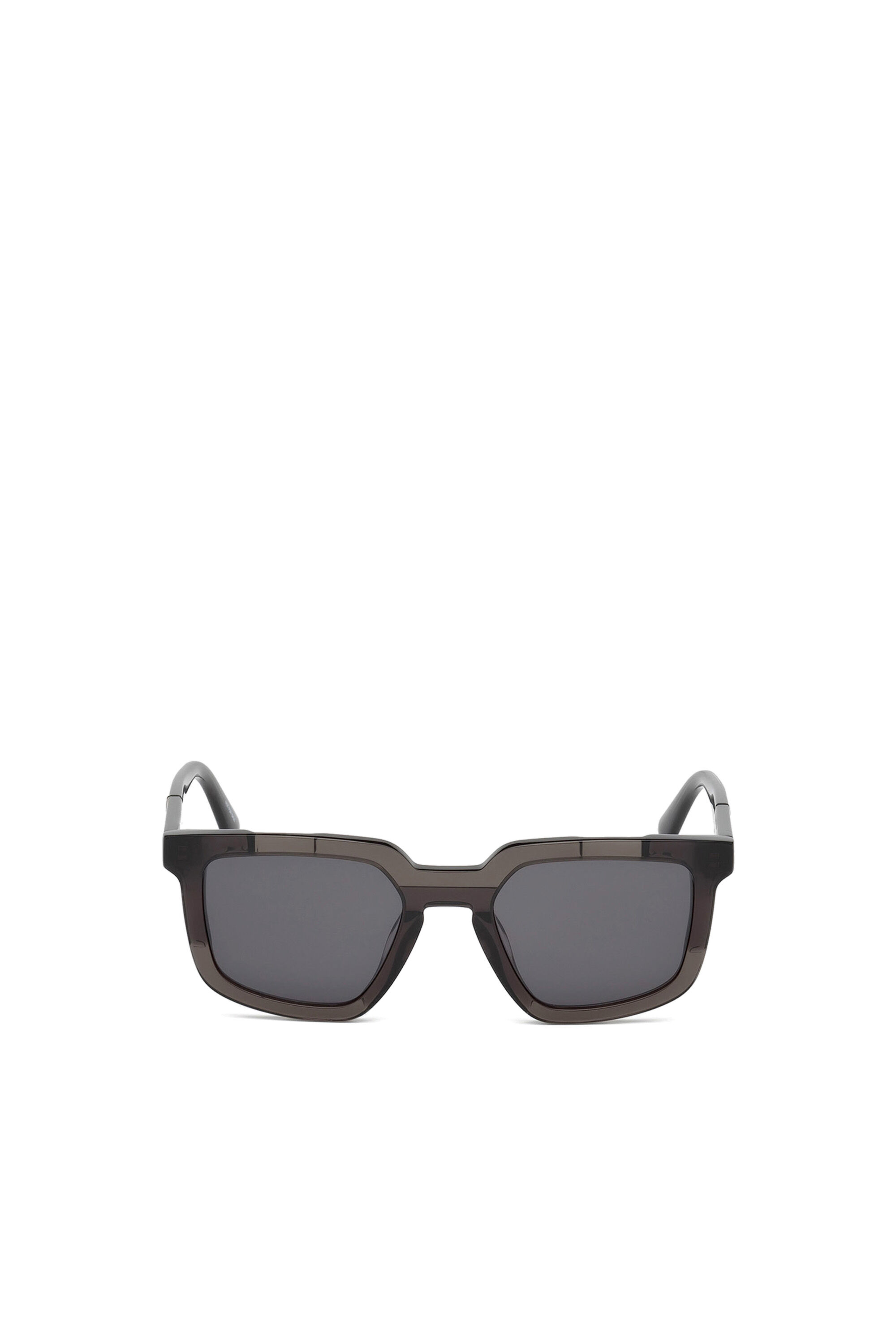 Diesel - DL0271, Lunettes carrées masculines Homme in Noir - 1