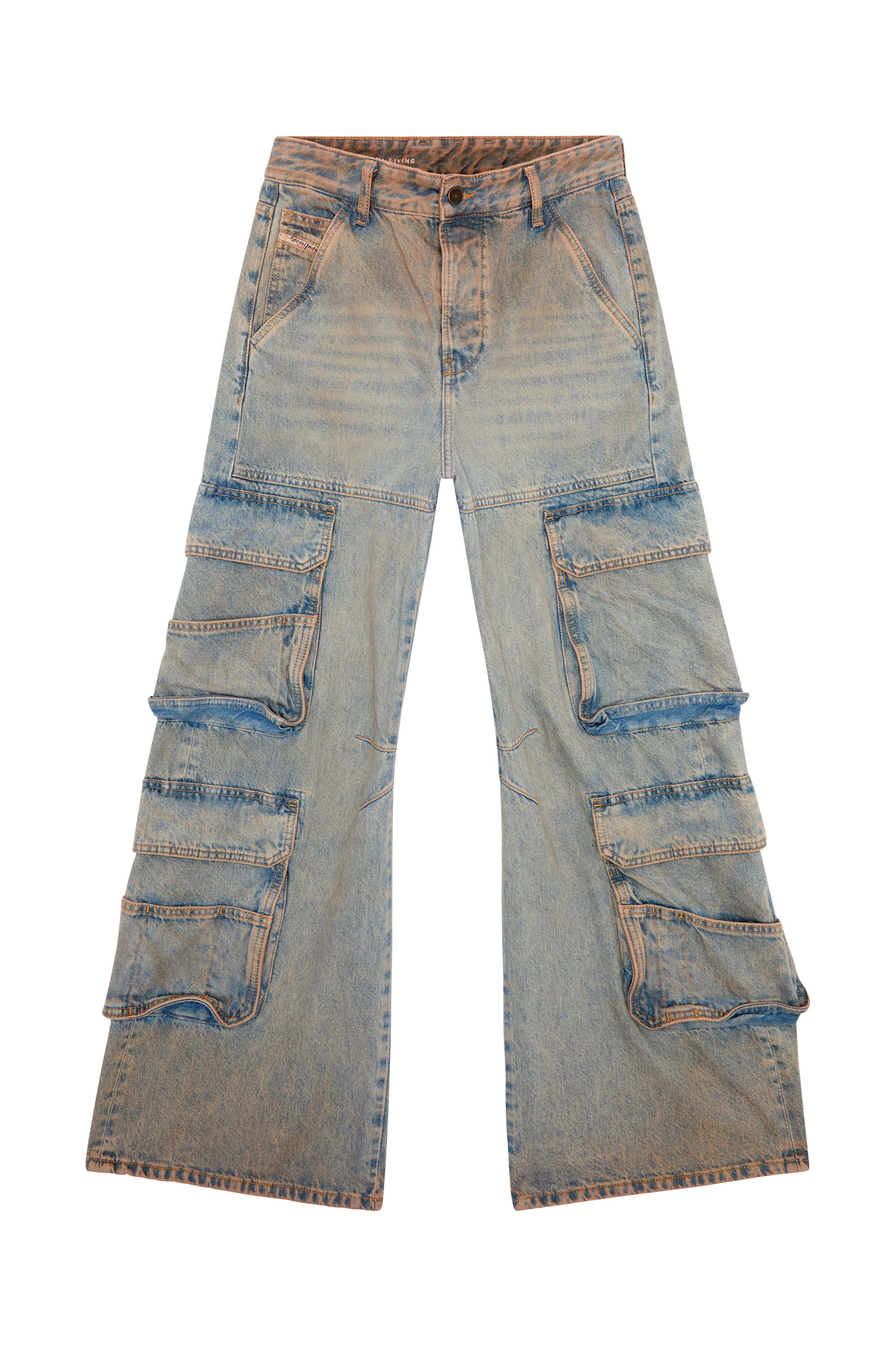 Diesel - Straight Jeans 1996 D-Sire 0KIAI, Bleu Clair - Image 2