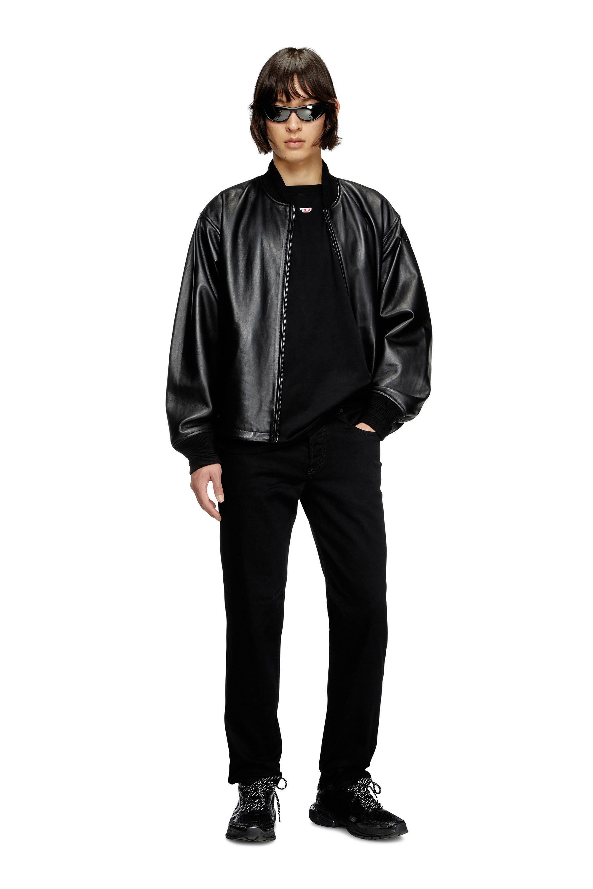 Diesel - T-BOXT-D, T-shirt avec empiècement D brodé Mixte in Noir - 1