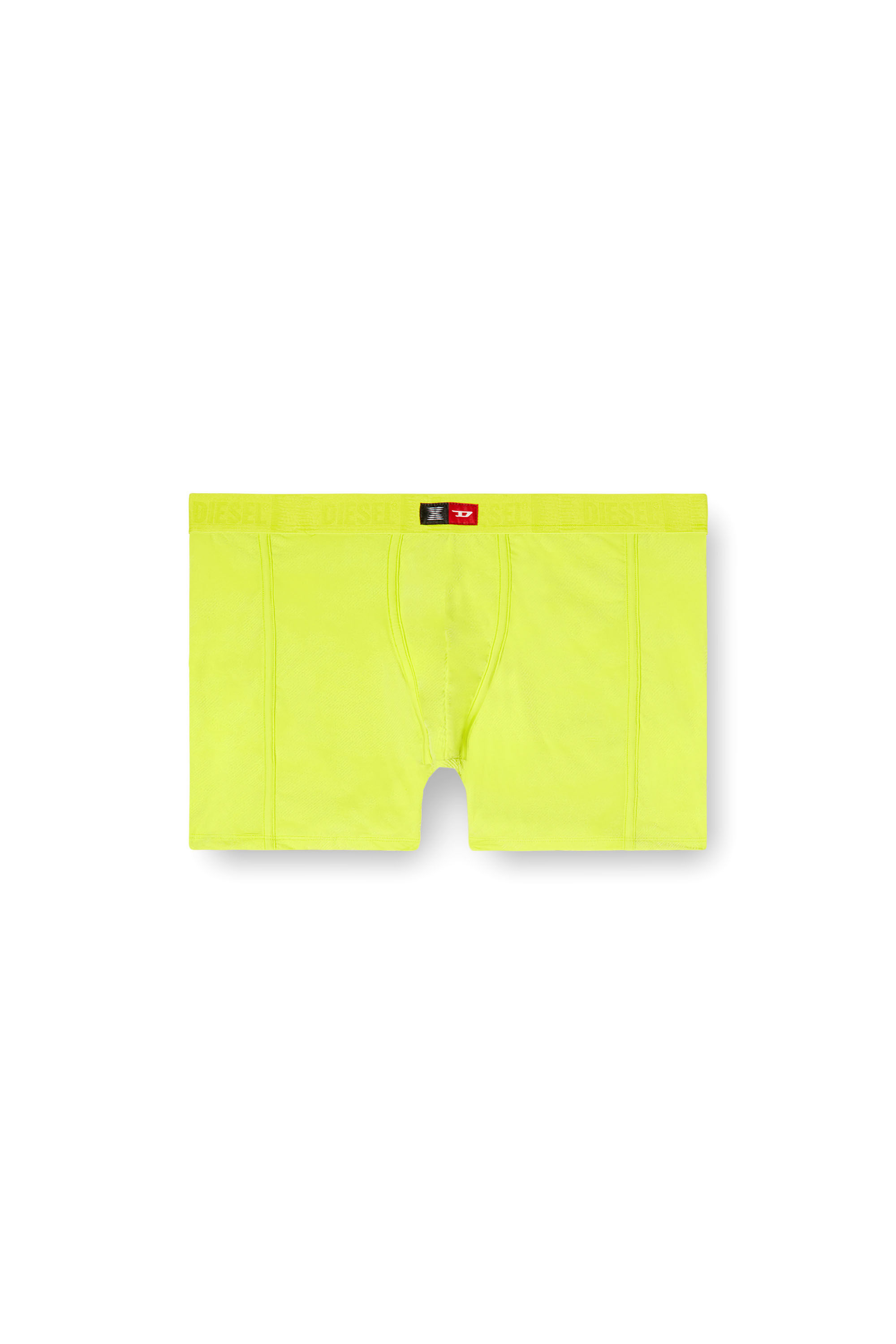 Diesel - FLOCKED-BOXER-BRIEFS, Boxer en microfibre floquée Homme in Vert - 2