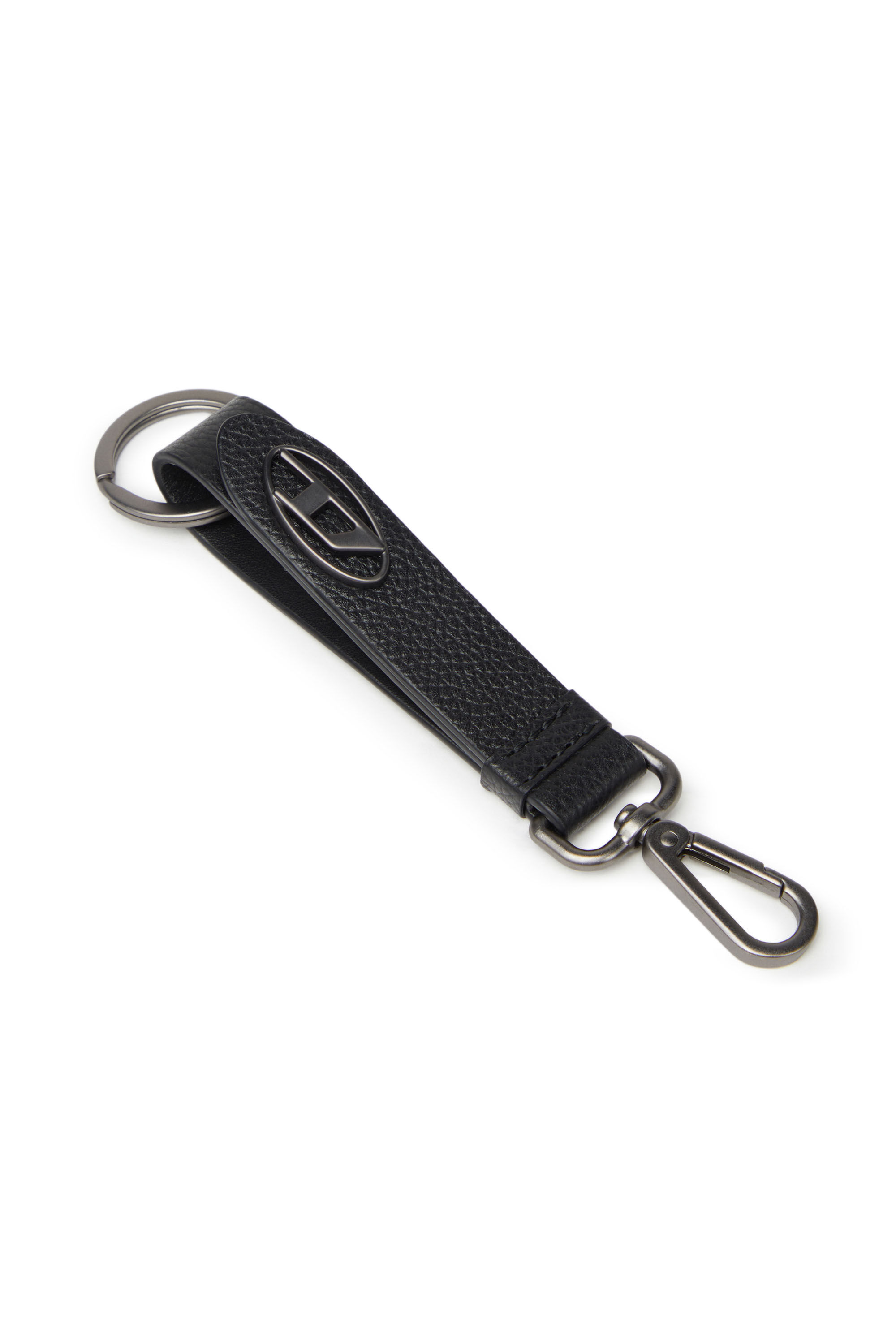 Porte-clés avec une lanière en cuir pratique - noir, ACCESSOIRES