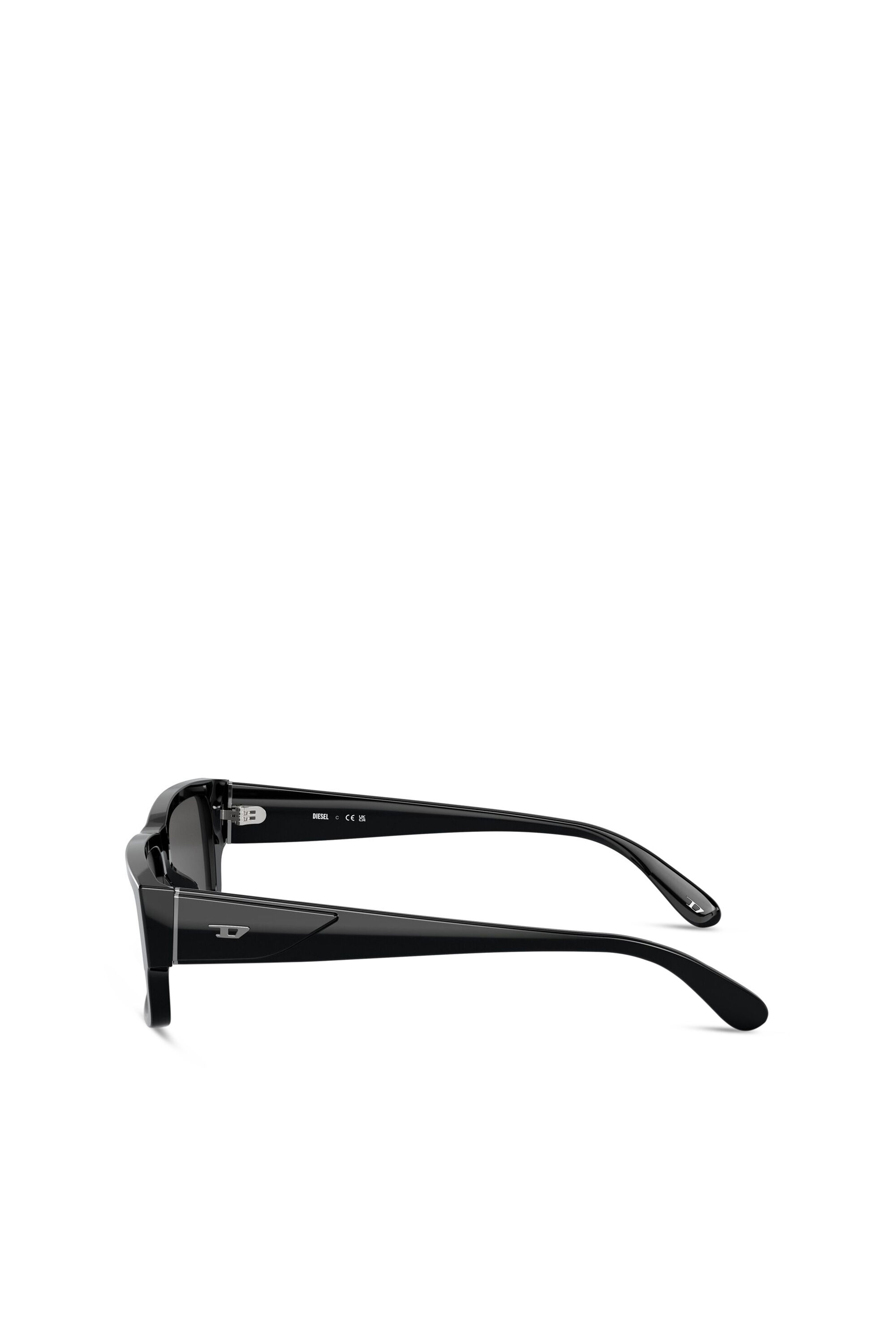 Diesel - 0DL2003 SIZE 57, Lunettes de soleil rectangulaires Homme in Gris - 2