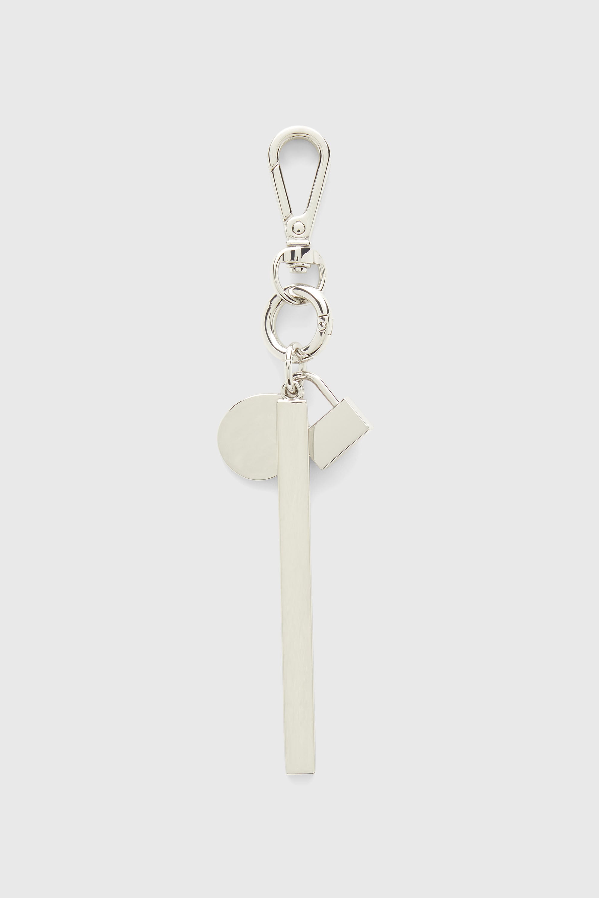 Diesel - TINDER CHARM, Porte-cl&eacute;s en m&eacute;tal d&eacute;grad&eacute; Mixte in Gris argent&eacute; - 2