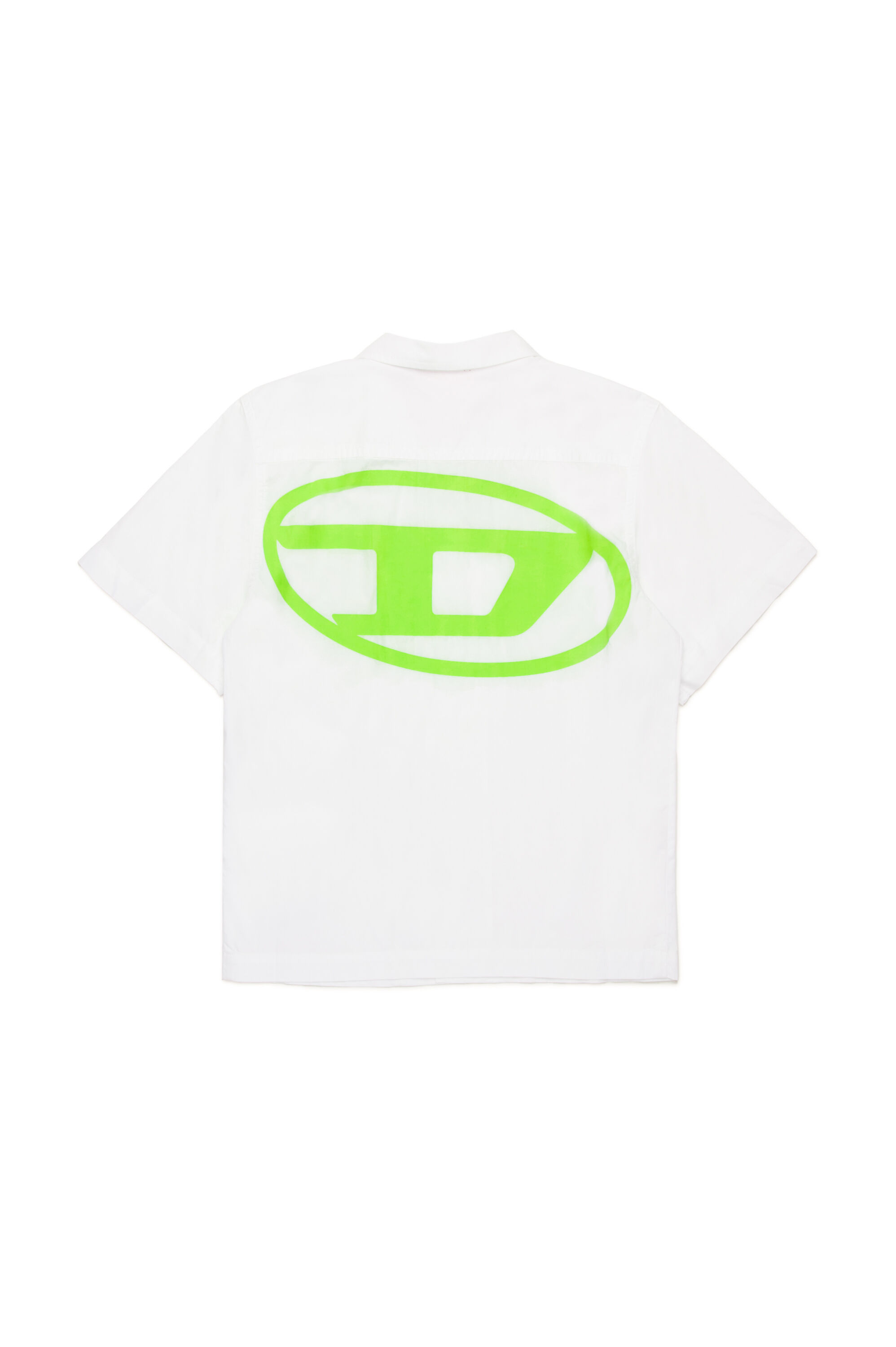 Diesel - MCPOLLY, Chemise à manches courtes avec imprimé Oval D Homme in Blanc - 2