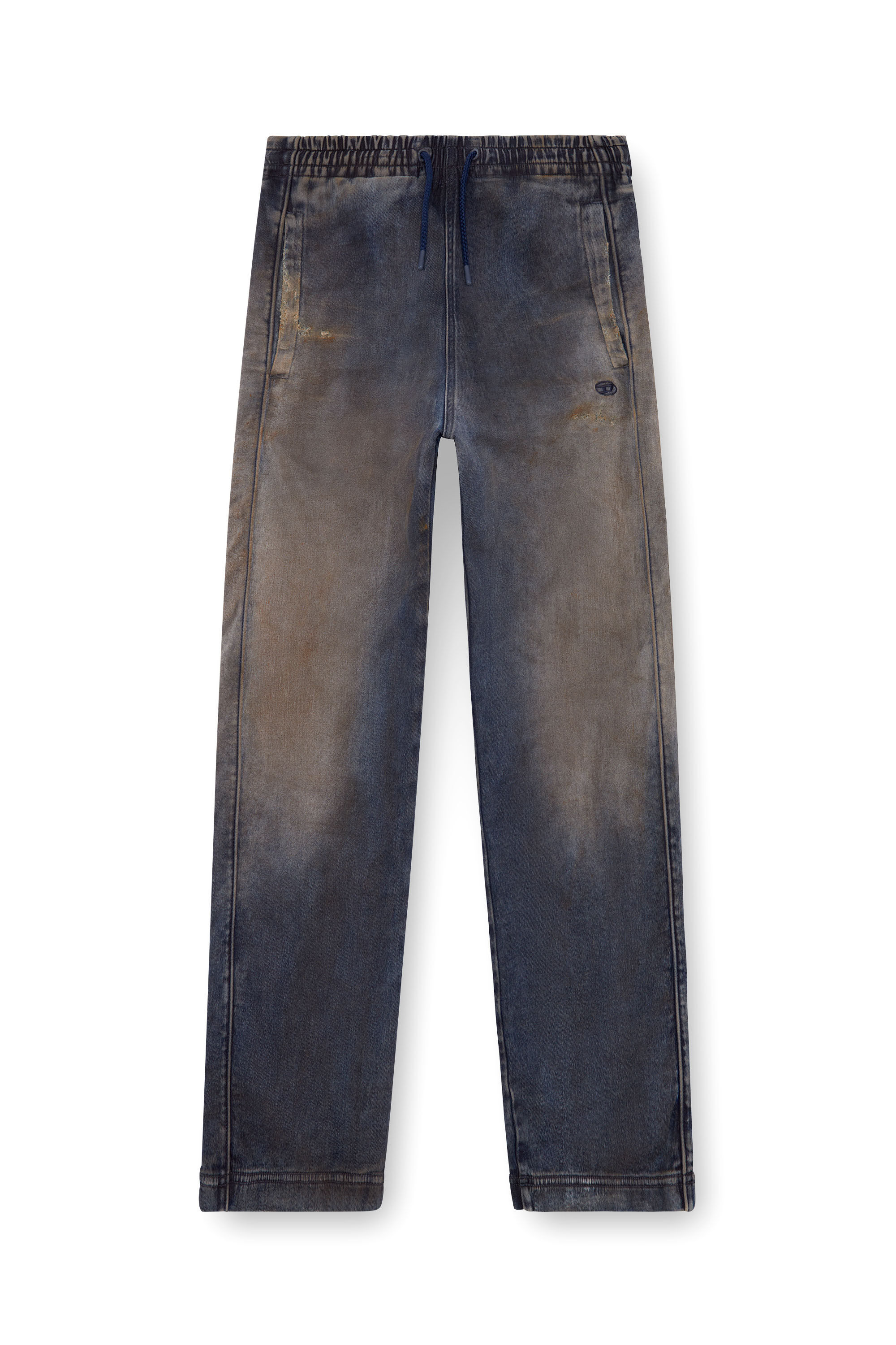 Diesel - Relaxed D-Martyans Track Denim 068LV Femme, Bleu Fonc&eacute; - Image 2