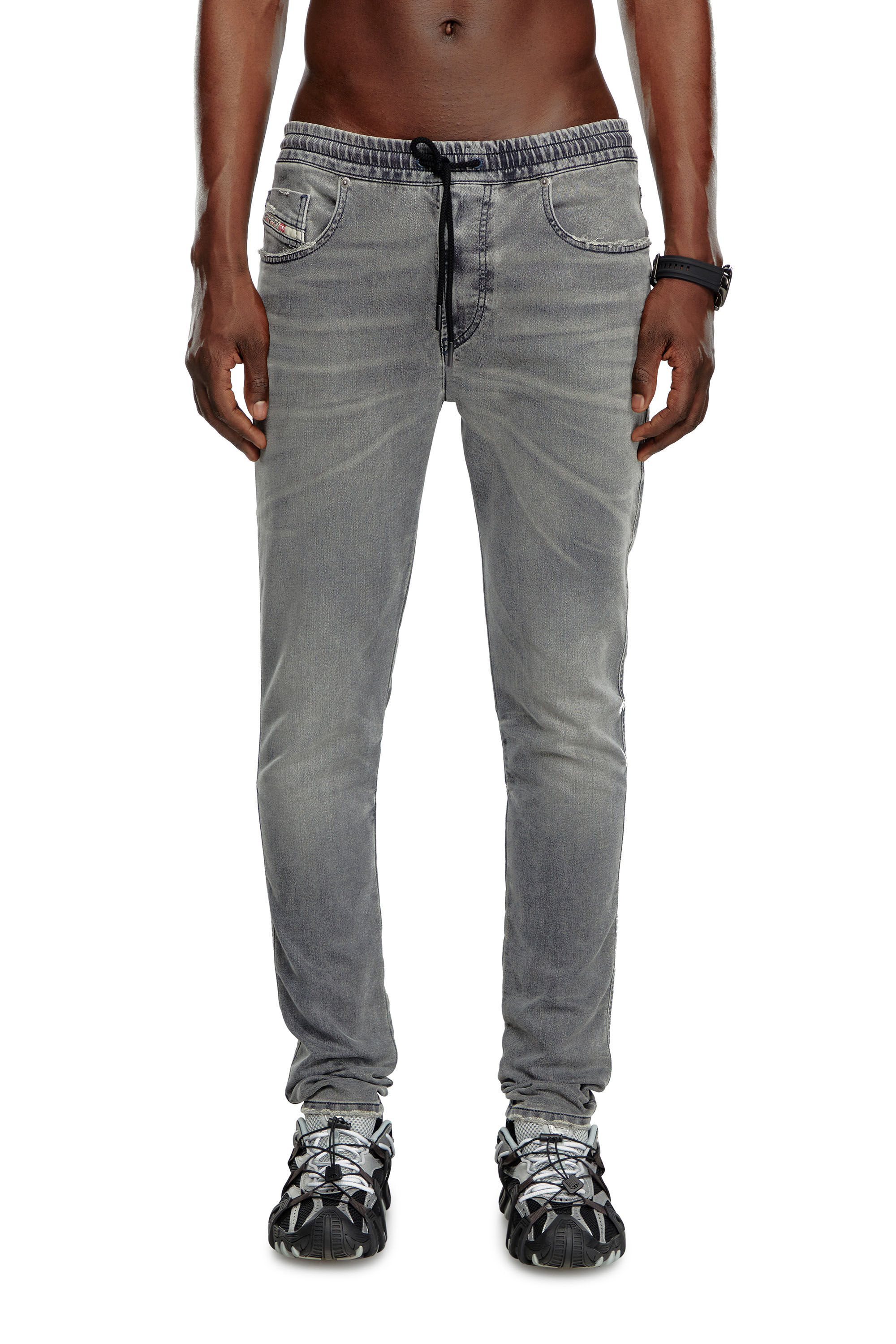 Slim 2060 D Strukt Joggjeans Gris fonce Diesel