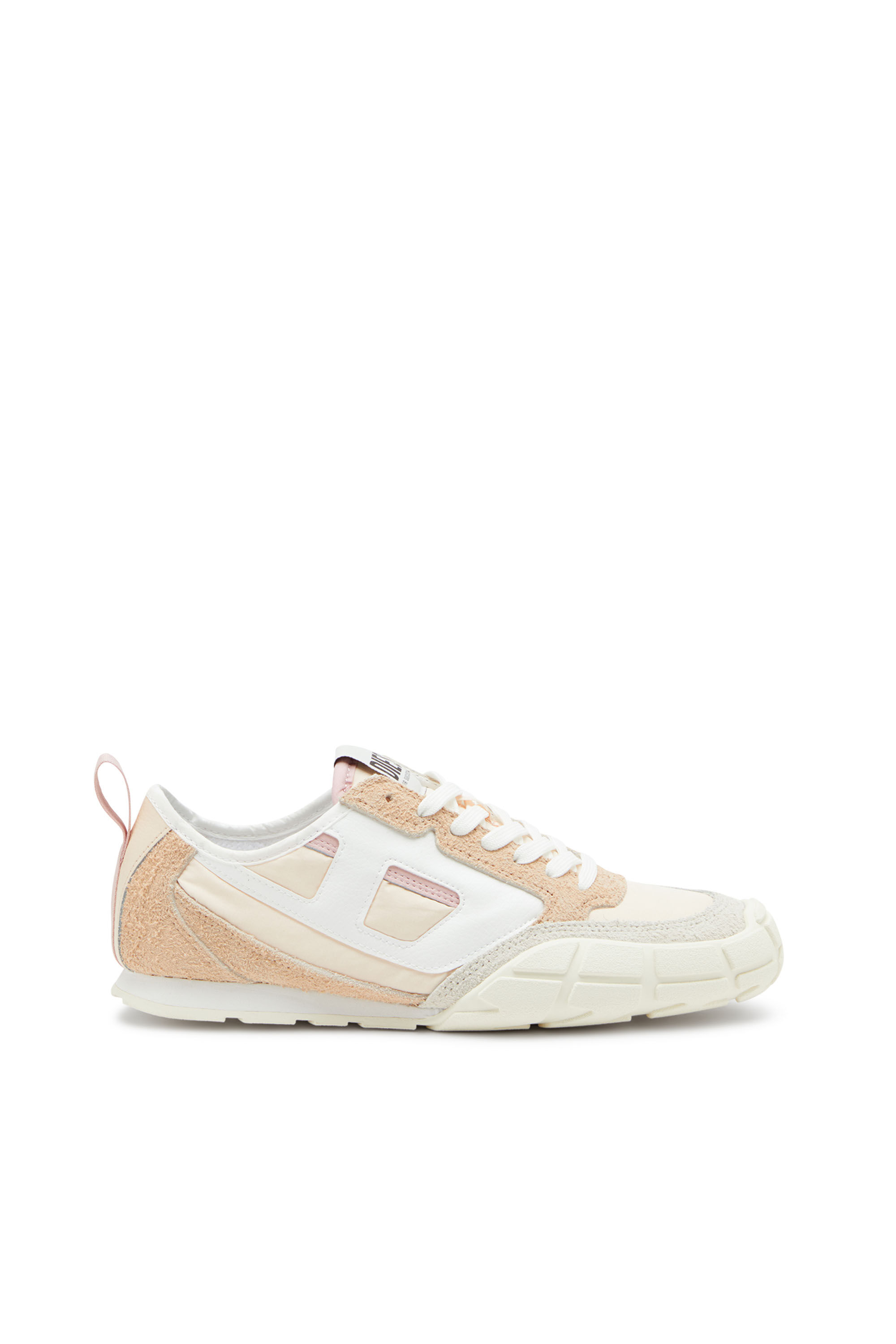 Diesel - S-PAGODHA LOW W, Sneakers en cuir, suède et tissu indéchirable Femme in ToBeDefined - 1