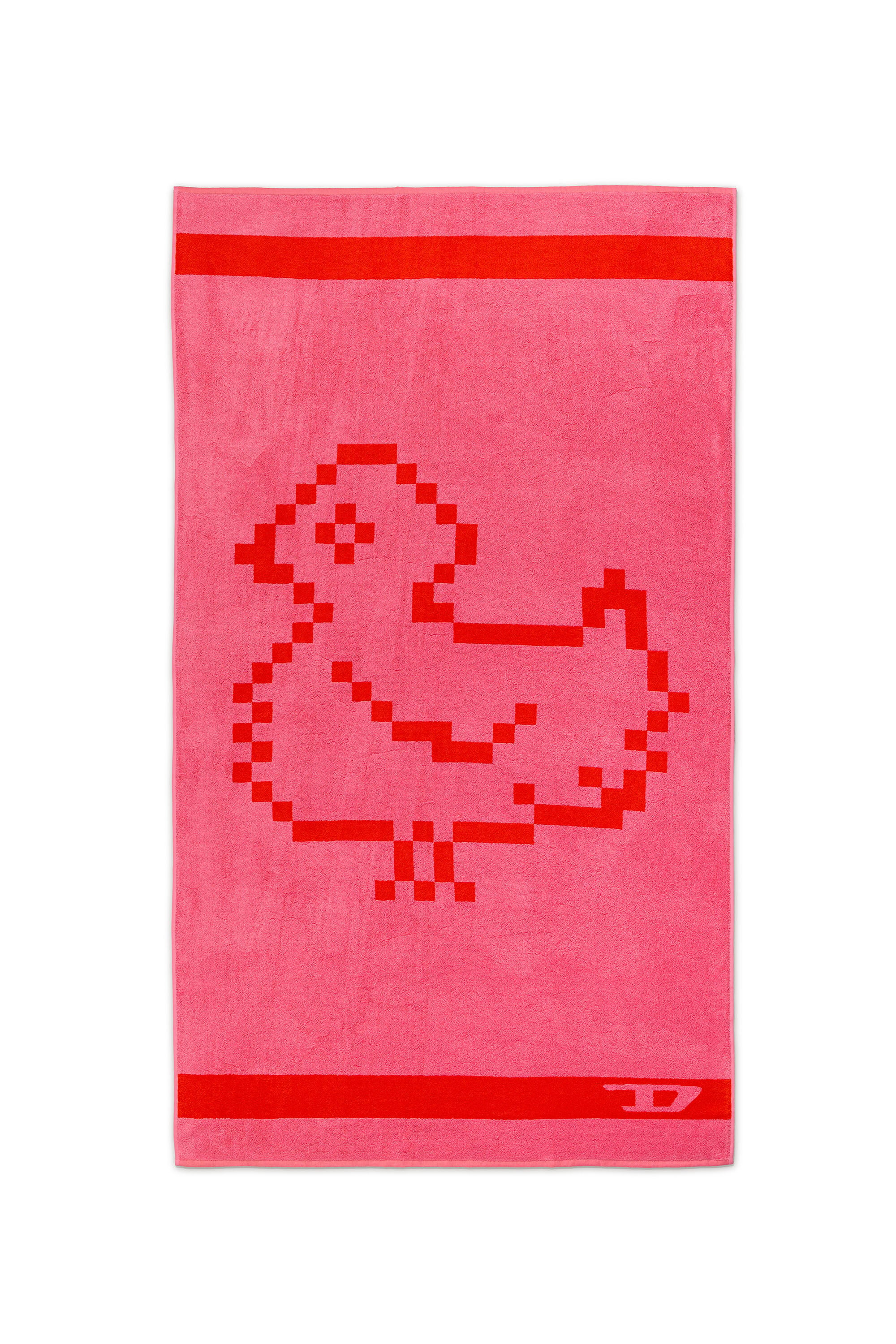 Diesel - 1018133  PIXEL TOYS 1 PINK/RED TOWEL, Serviette &eacute;ponge 100x180 cm Mixte in Rouge - 1