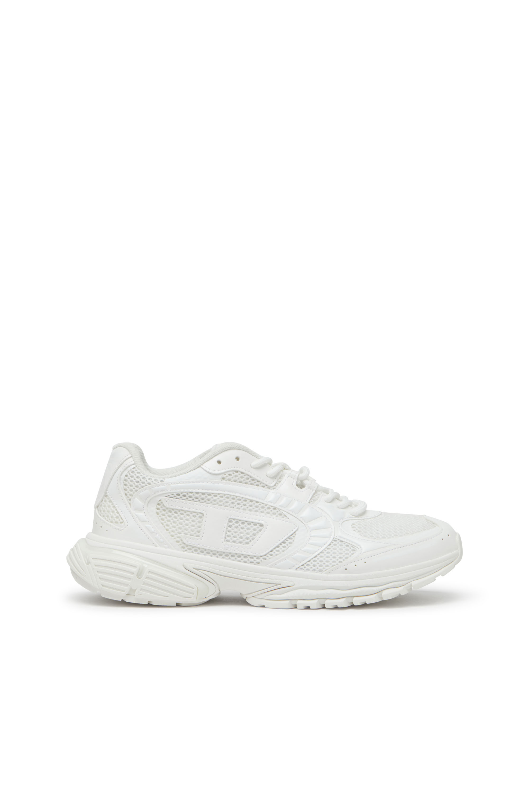 Diesel - S-PRO-V-DENSE LOW W, S-Pro-V-Dense-Sneakers en mesh monochrome avec logo Oval D Femme in Blanc - 1
