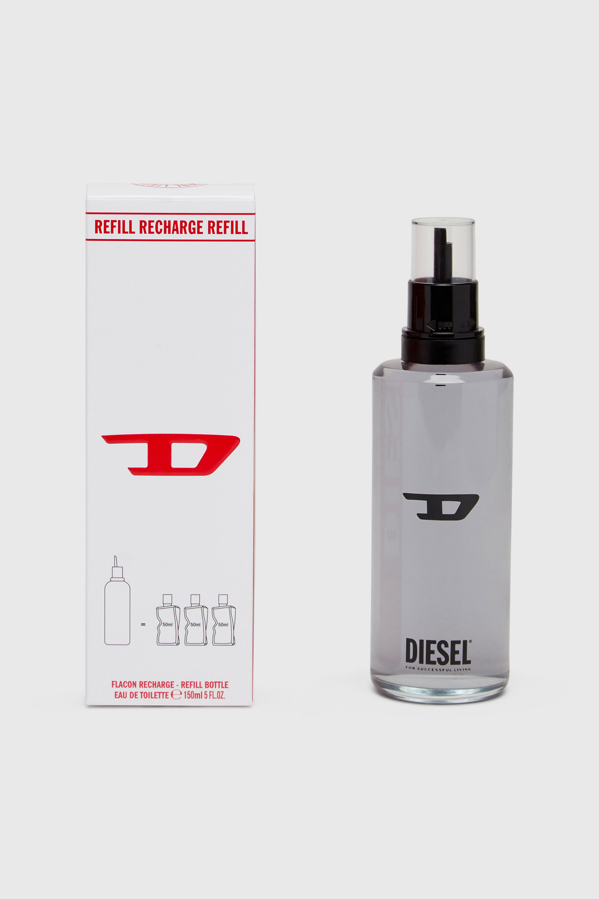 Diesel - D REFILL 150 ML LD866300 FRAGRANCE, D REFILL 150ml, Eau de Toilette Mixte in Gris - 2