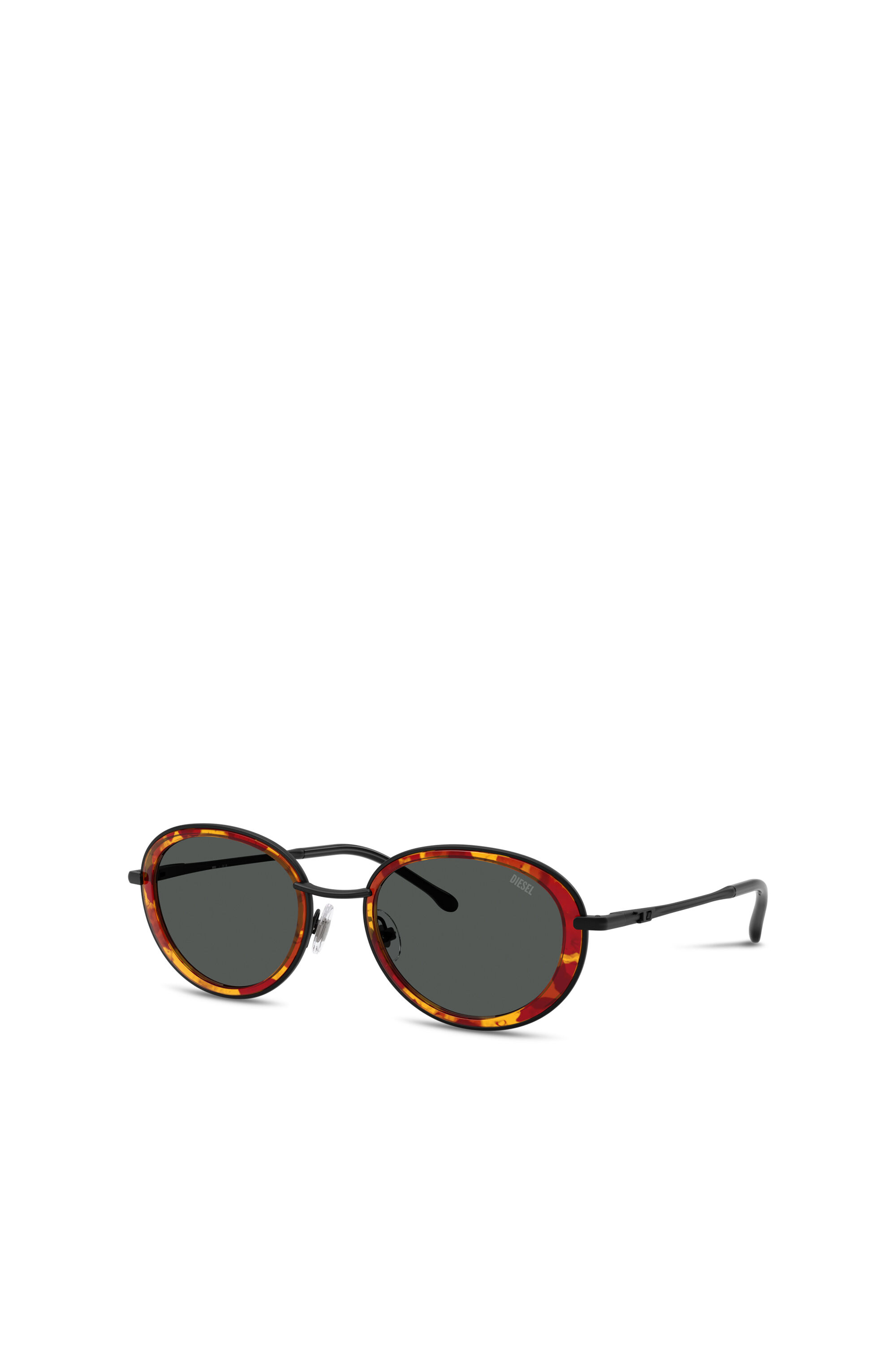 Diesel - 0DL1018, Lunettes de soleil ovales Mixte in Noir - 4
