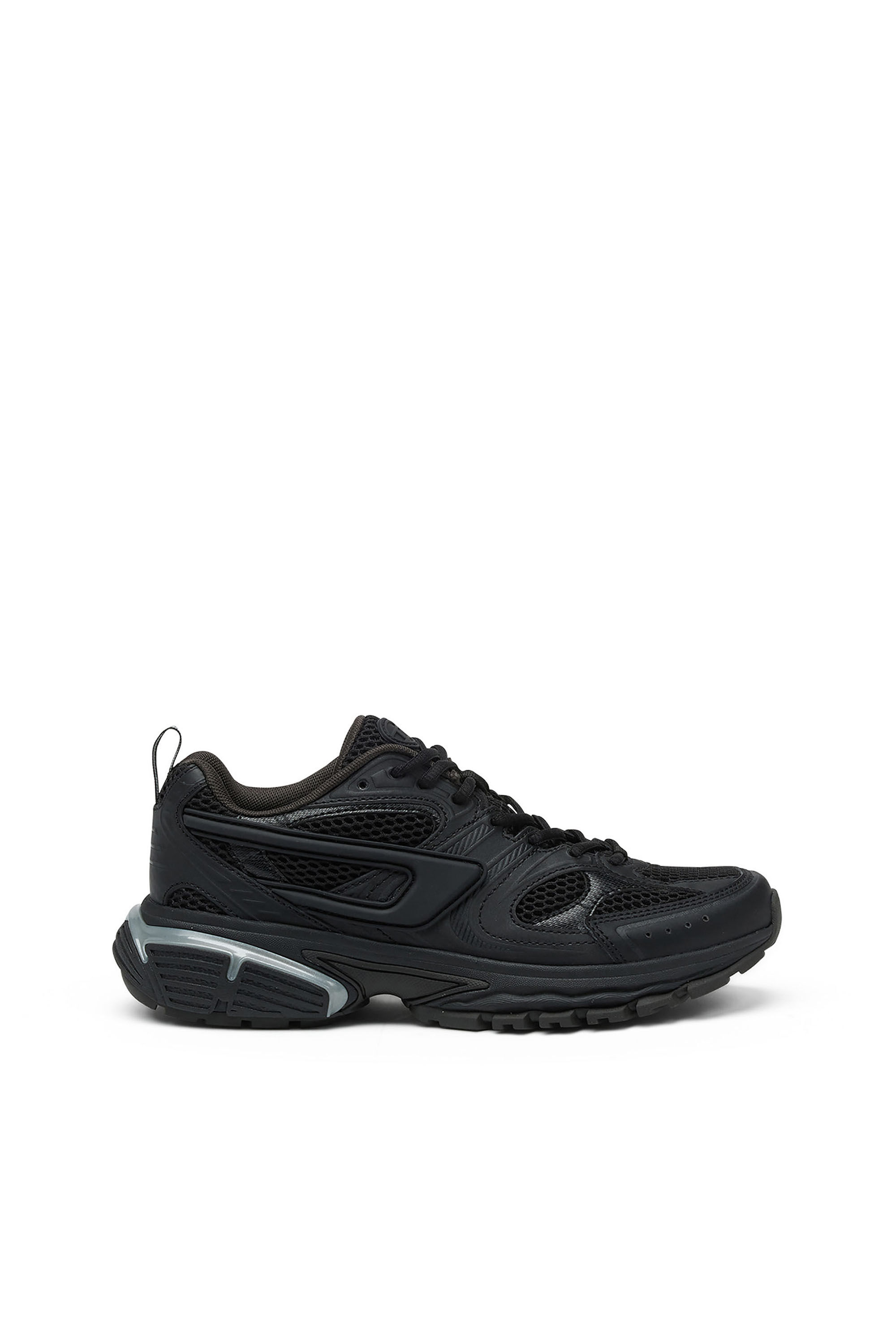 Diesel - S-SERENDIPITY PRO-X1, Man S-Serendipity-Monochrome sneakers in mesh and PU in Black - Image 1