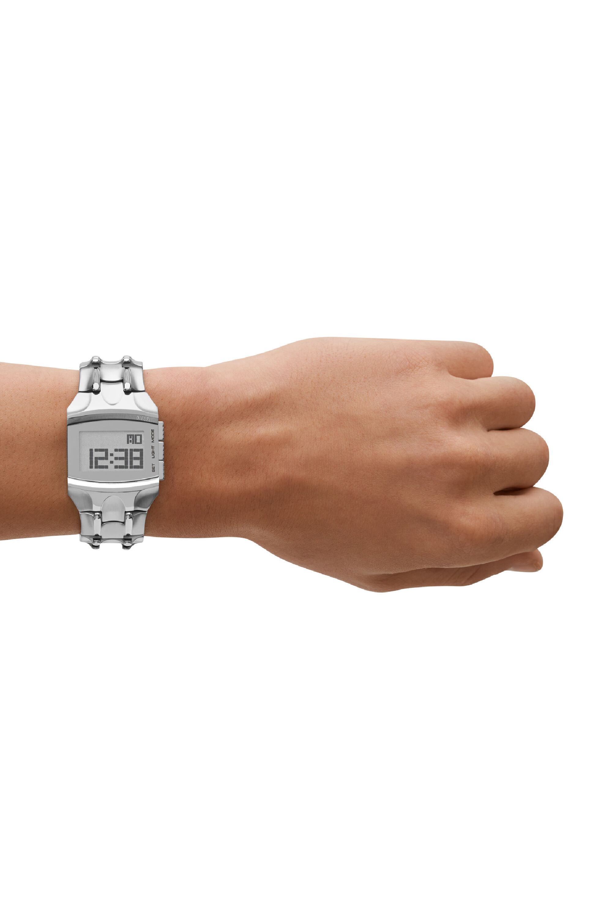 Montre Croco Digital en acier inoxydable Femme DZ2155 Diesel