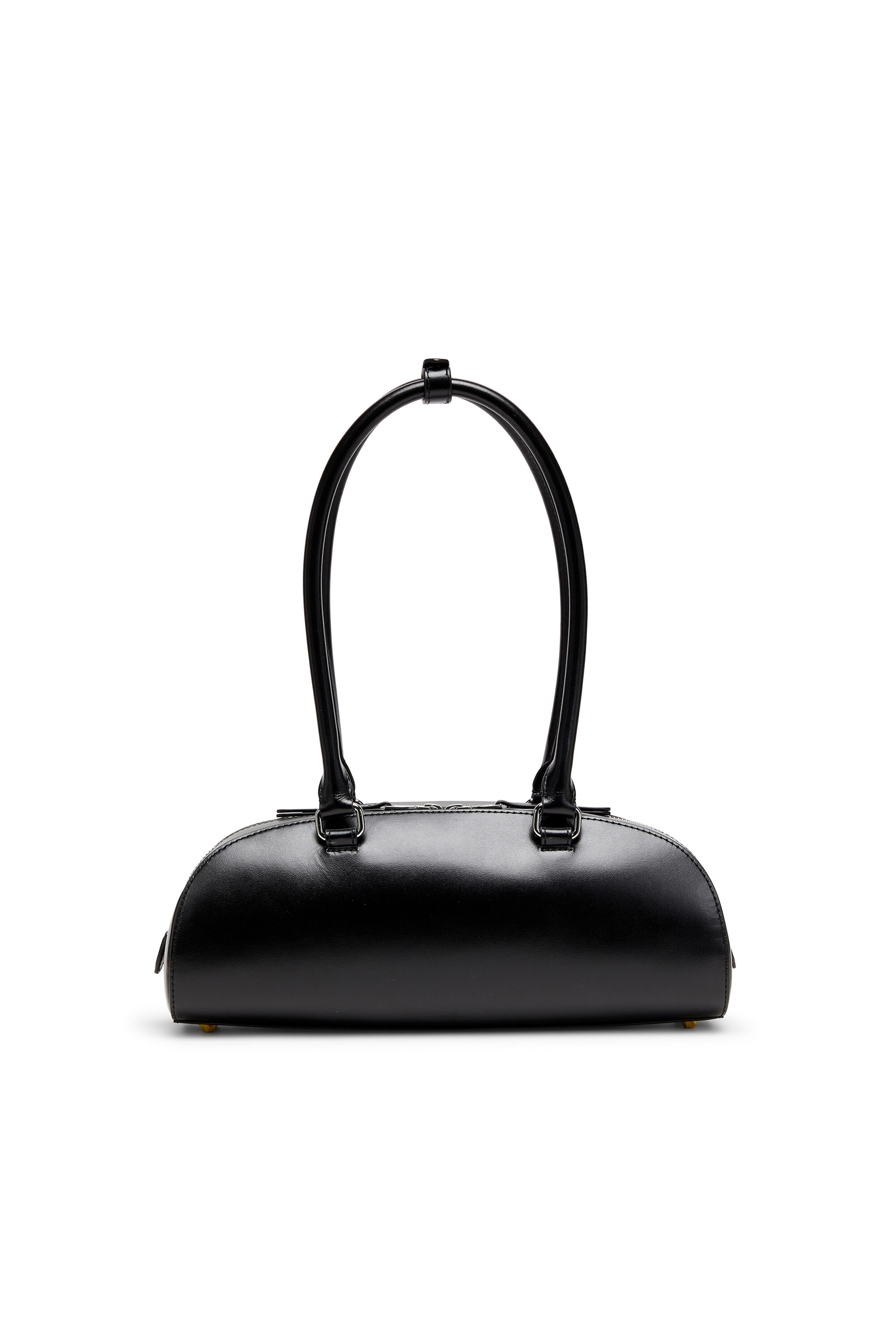 Diesel - 1DR DOME SHOULDER EW, 1DR Dome - Sac bowling allong&eacute; en cuir Femme in Noir - 2