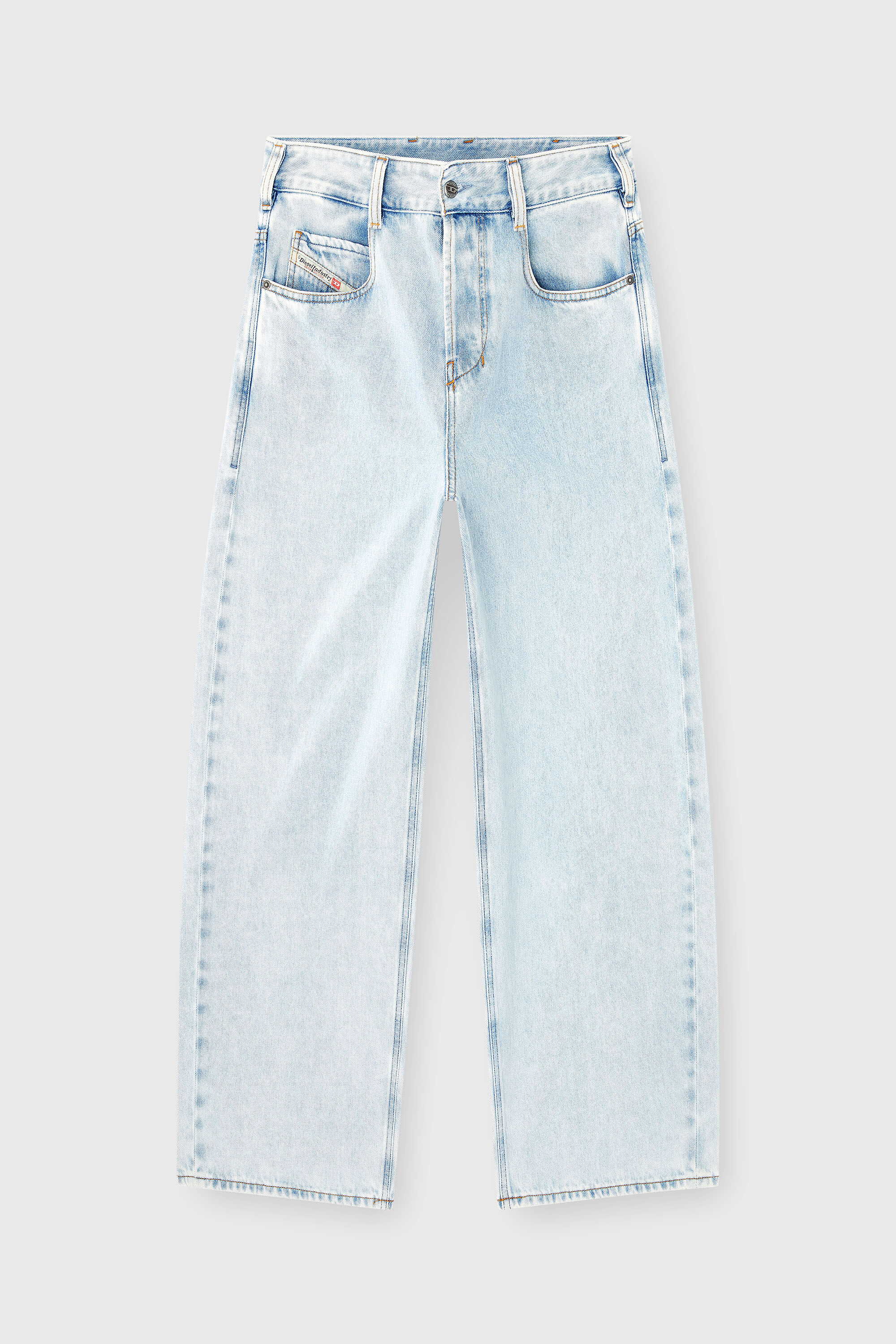 Diesel - Relaxed Jeans 1997 D-Enim-M 09M74 Mixte, Bleu Clair - Image 6