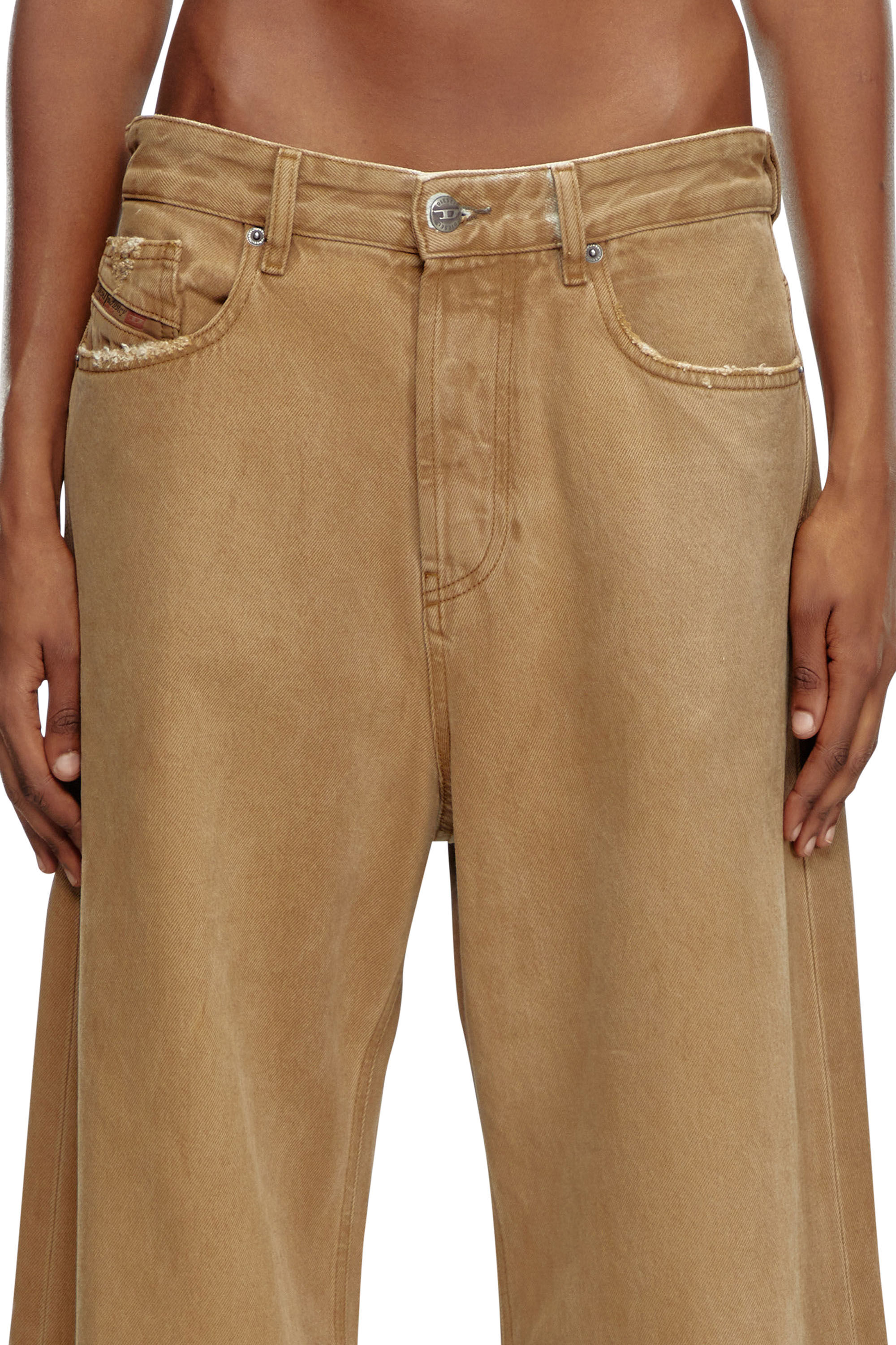 Jeans Relaxed Femme Marron Clair Diesel 1996 D Sire