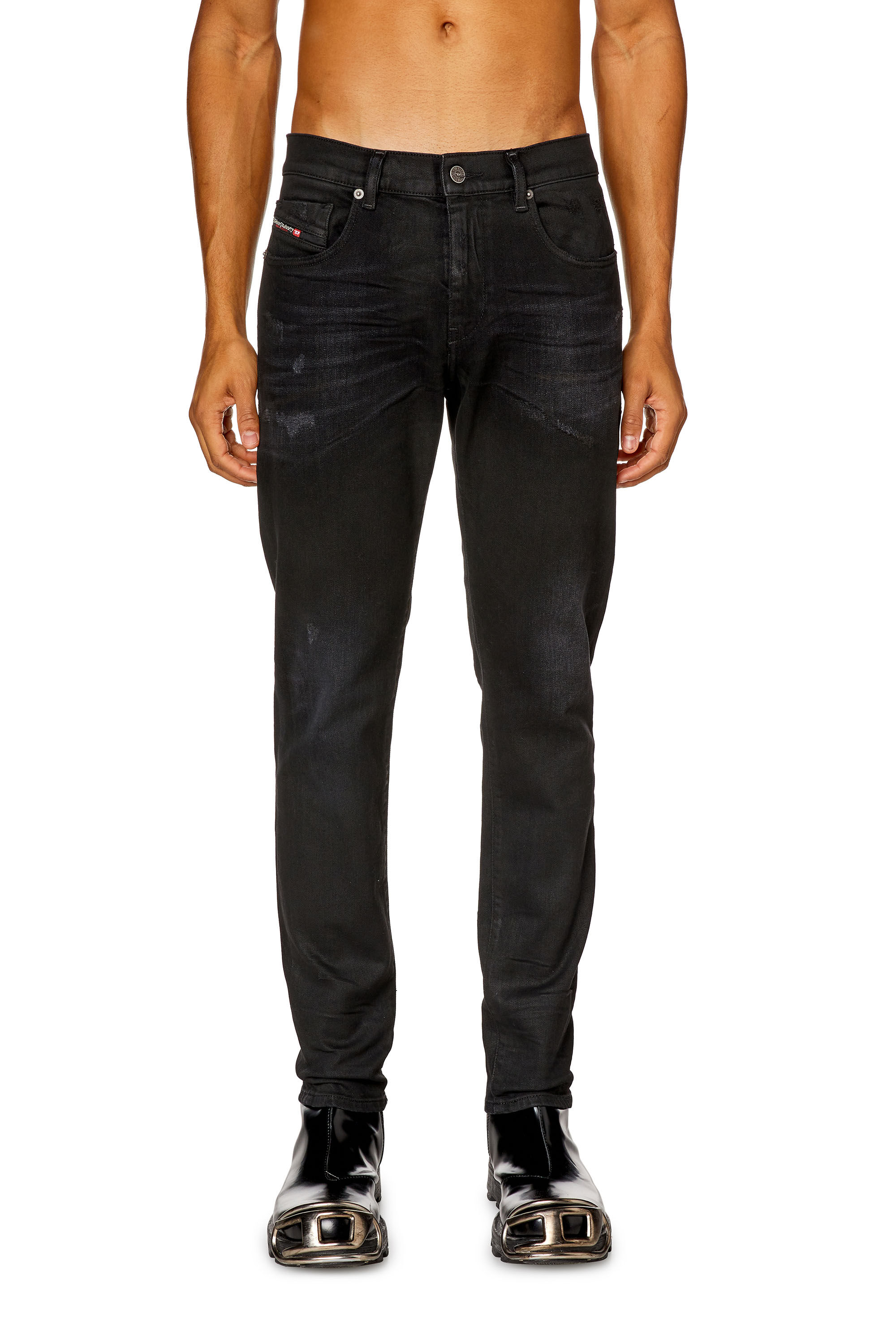Jeans Slim Homme Noir Gris fonce Diesel 2019 D Strukt