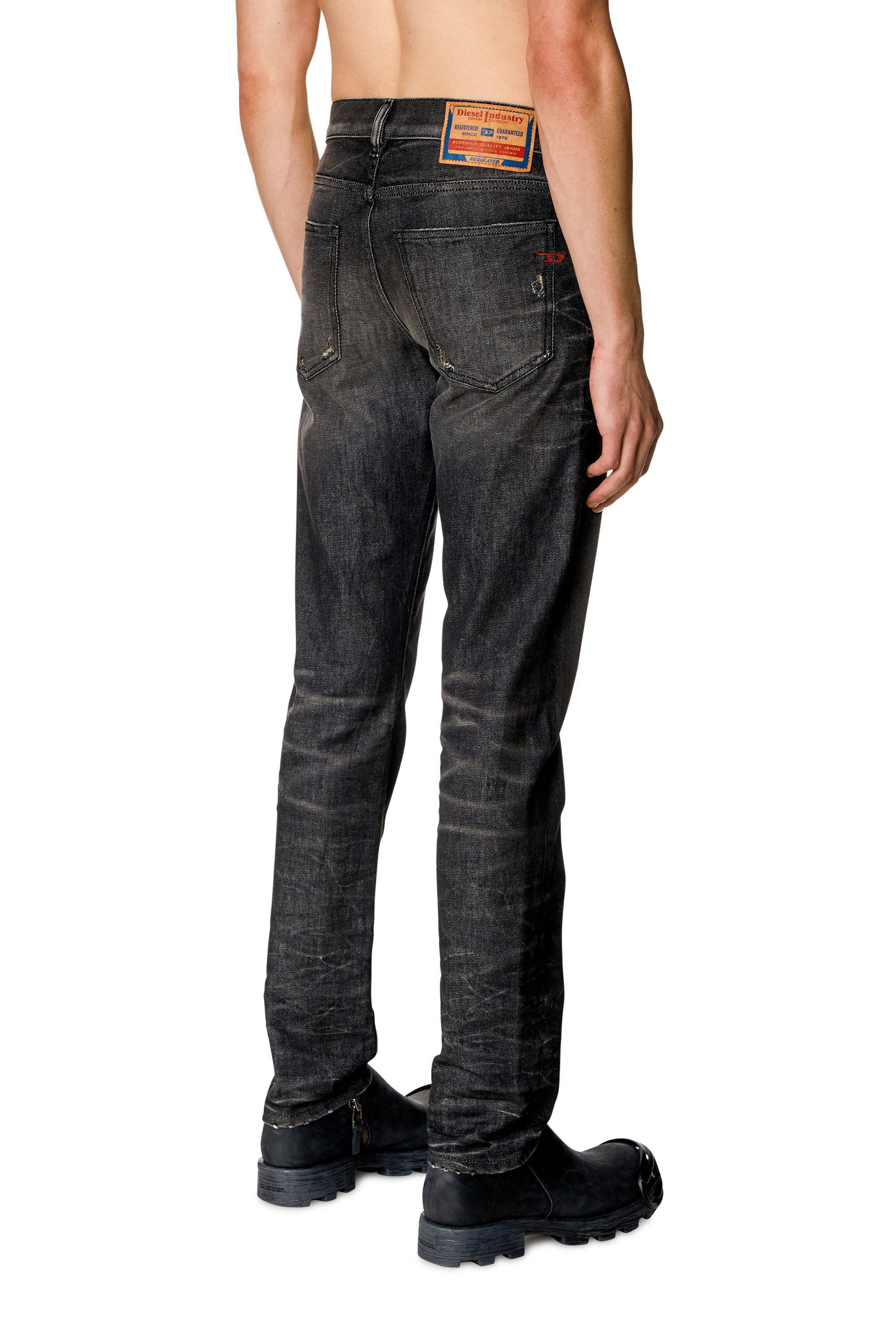 Jeans Slim Homme Noir Gris fonce Diesel 2019 D Strukt