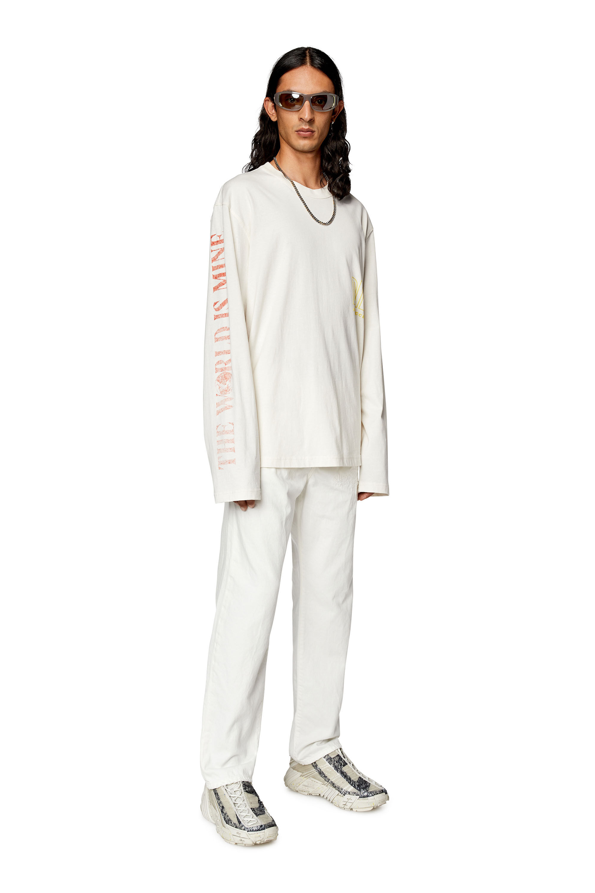 Diesel - Straight Jeans 2020 D-Viker 068HB, Blanc - Image 1