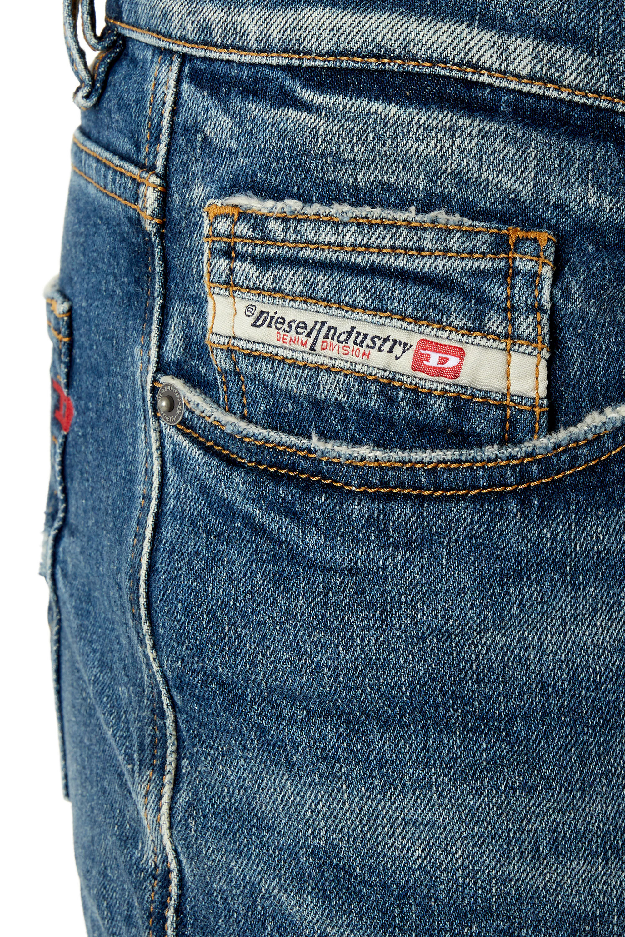 2020 D VIKER Homme Jeans straight Bleu moyen Diesel