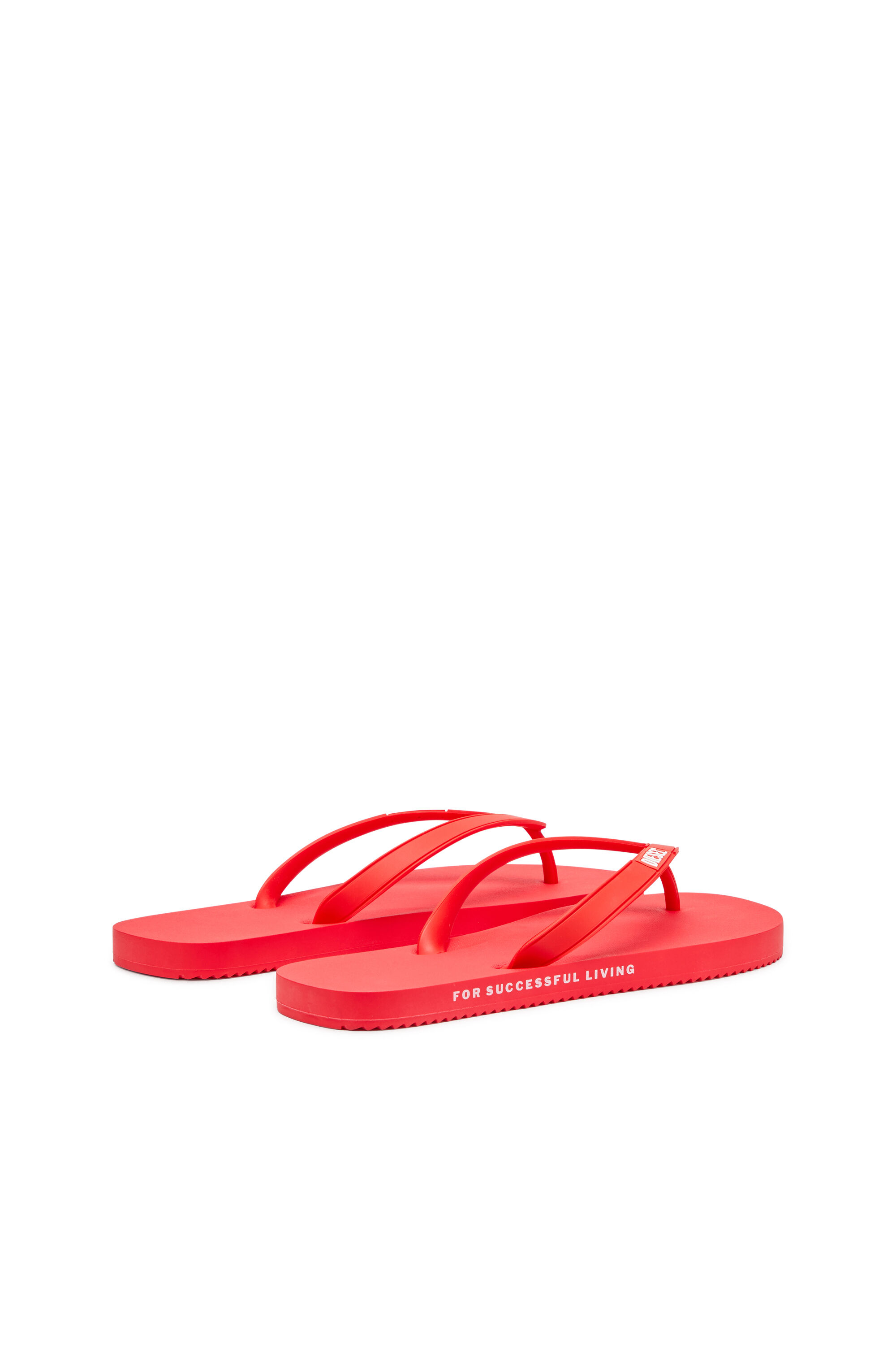 Diesel - SA-RIO, Sa-Rio-Tongs en caoutchouc Homme in Rouge - 3